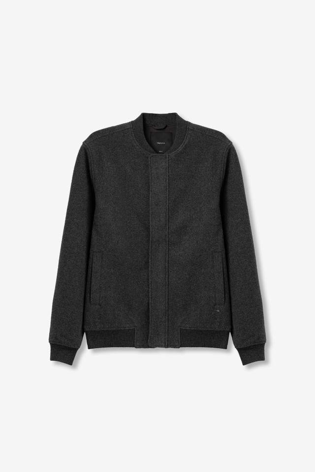 Cazadora Bomber con Efecto Lana