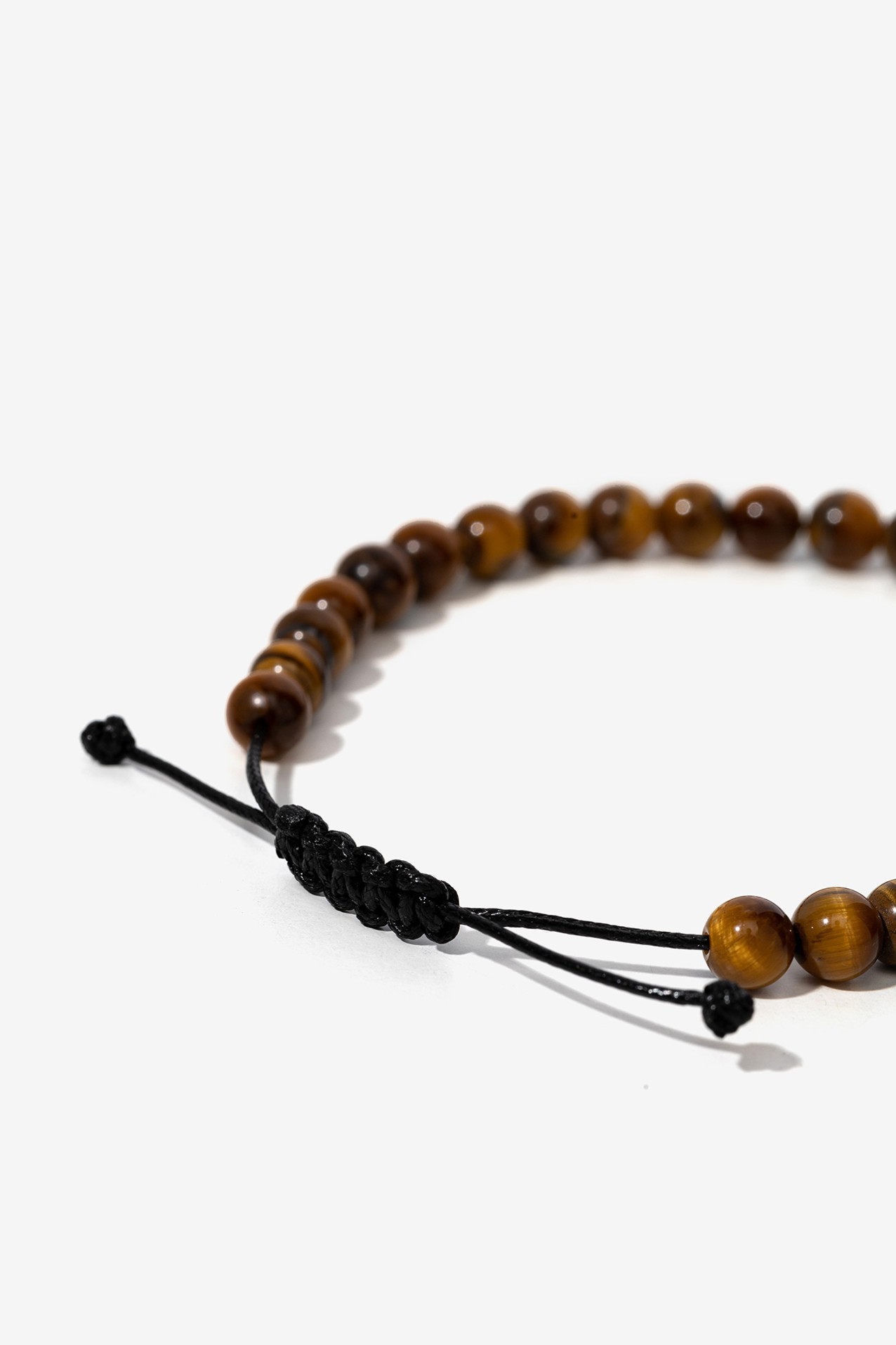 Pulseira de Contas Castanhas