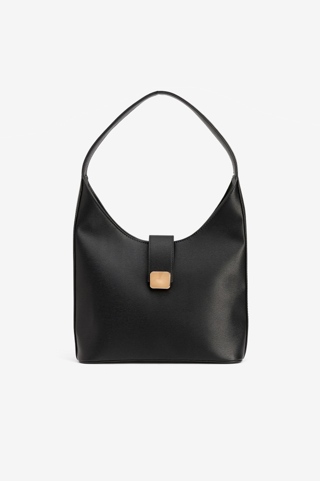 Sleek Black Handbag