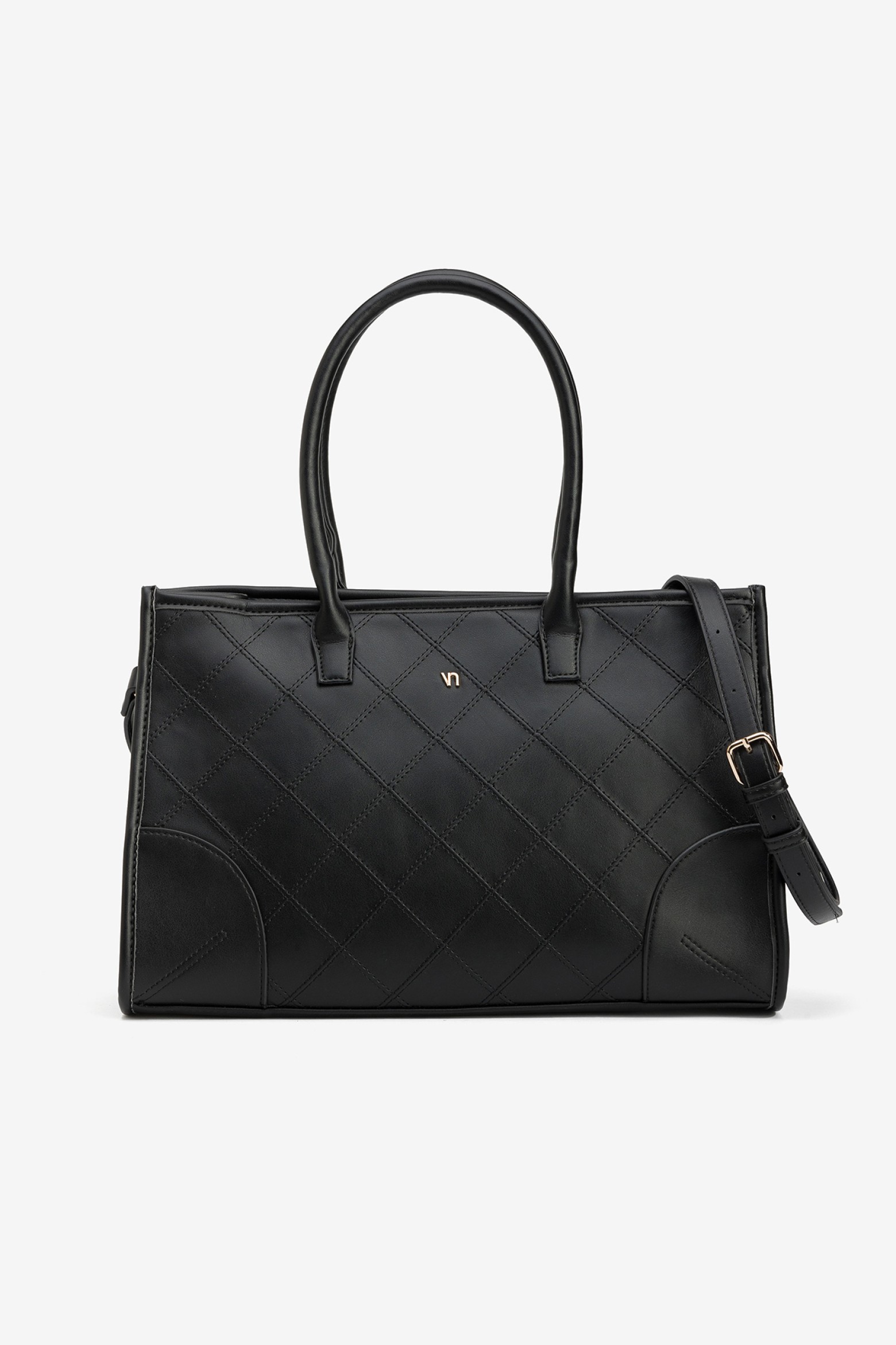 Black Quilted Handbag