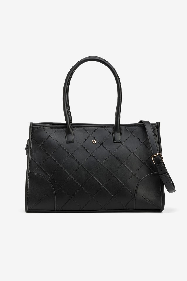 Black Quilted Handbag