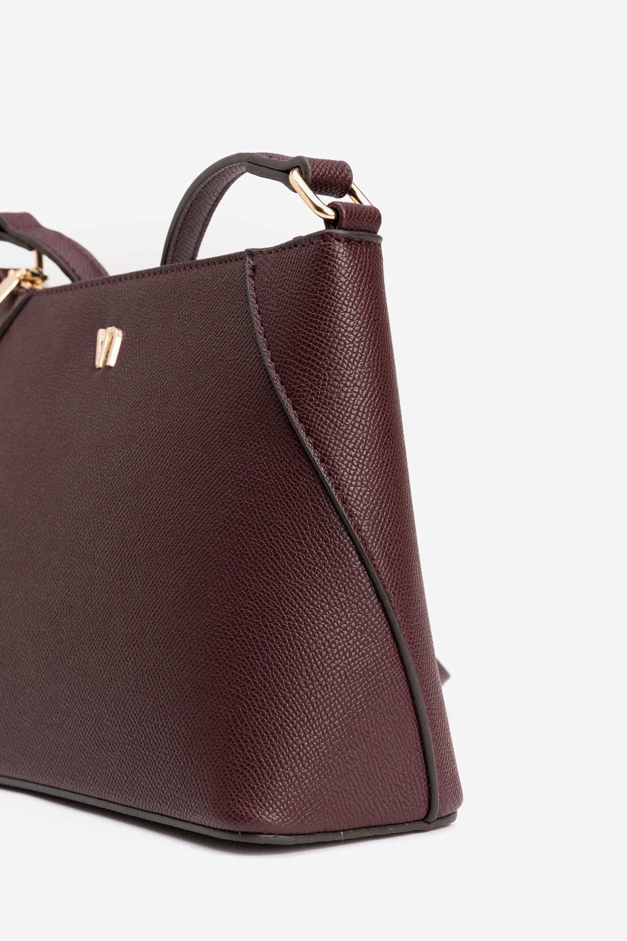 Bolso cruzado burdeos elegante