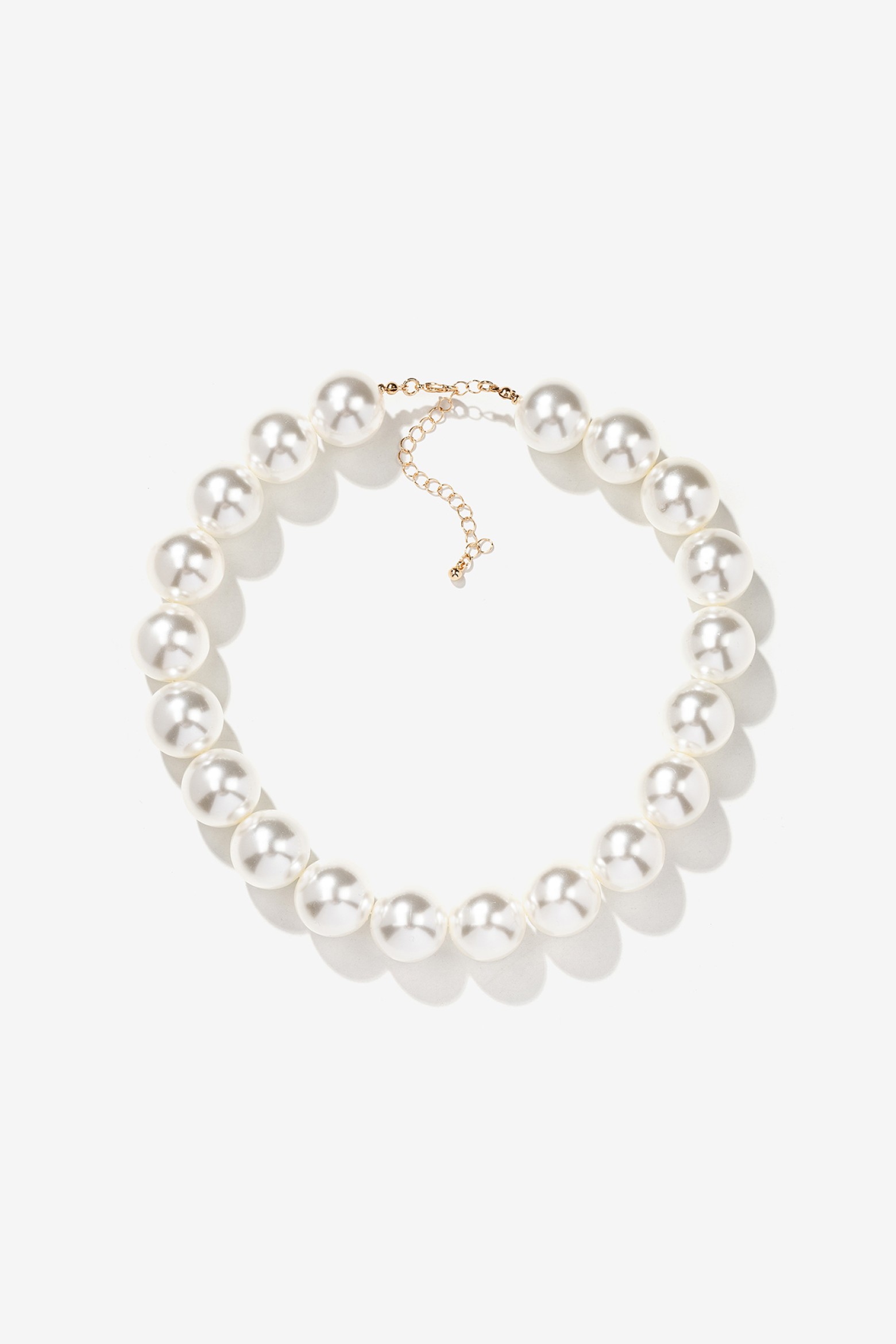 Collar Maxi Efecto Perla