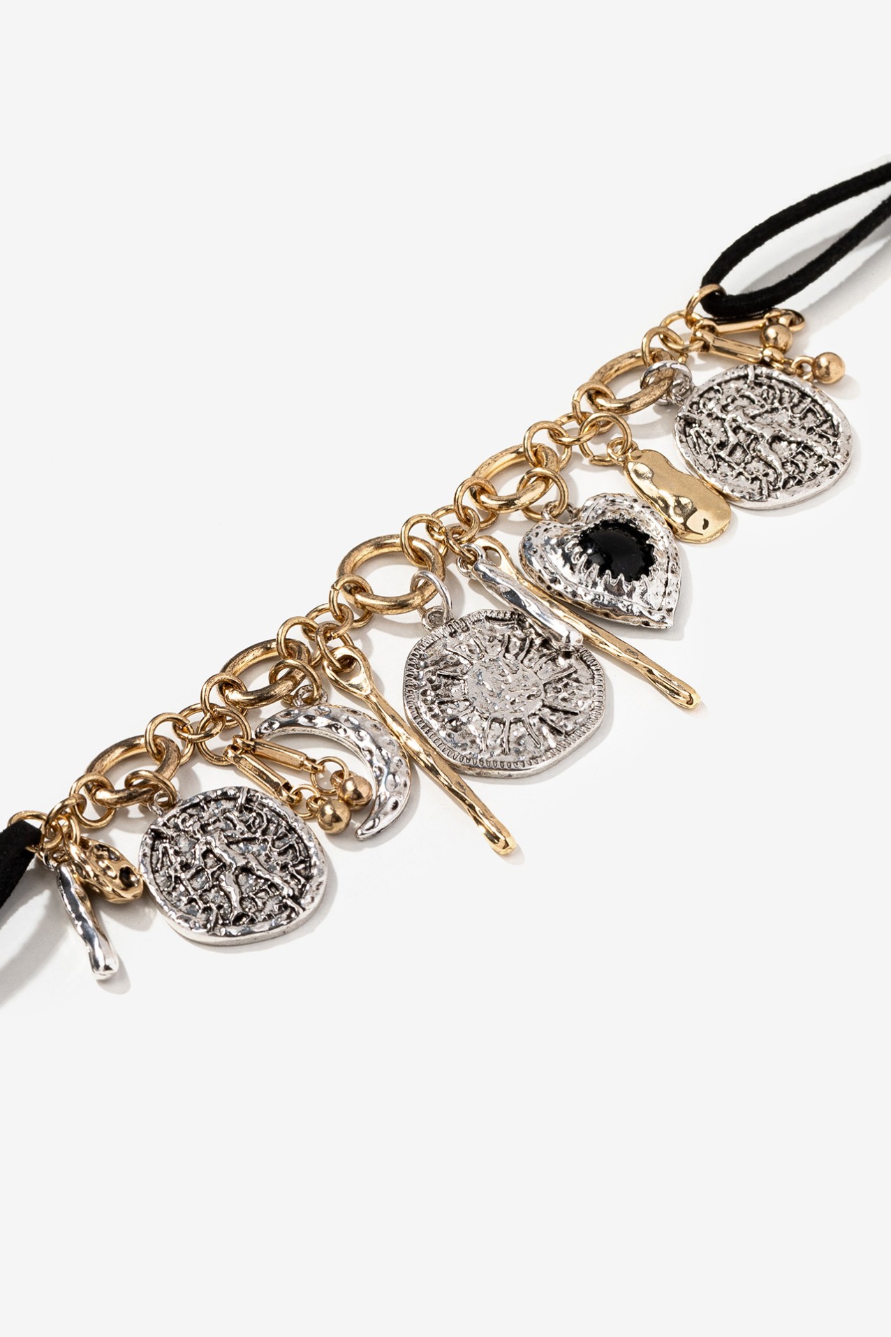 Colar Combinado com Pendentes