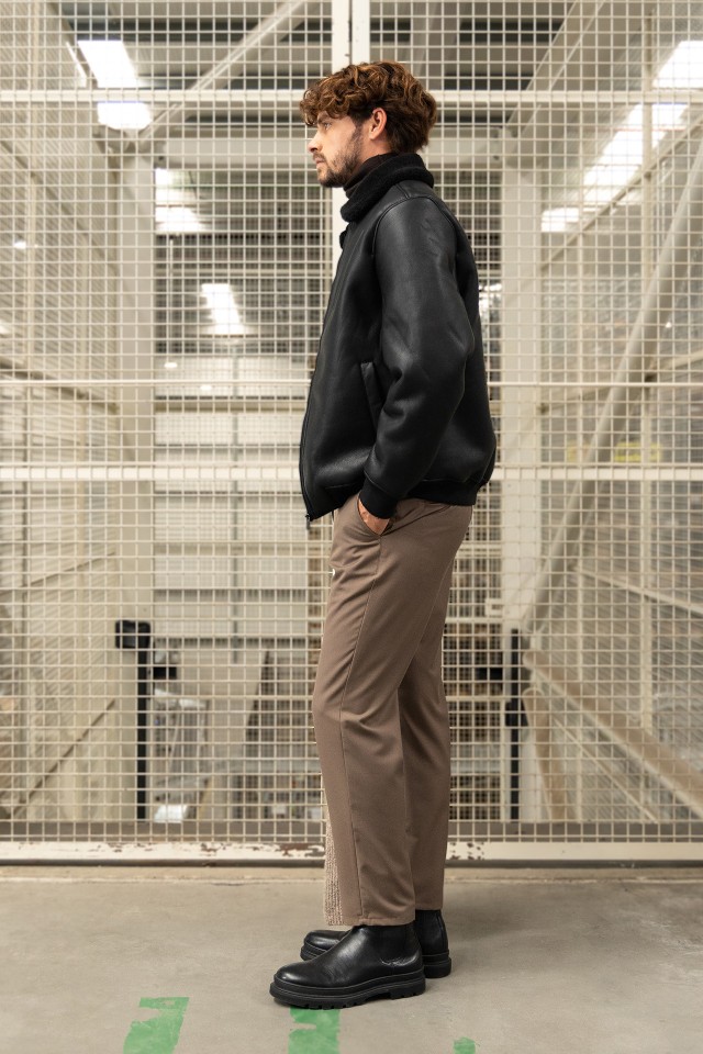 Light Brown Cropped Chinos Light Brown Cropped Chinos