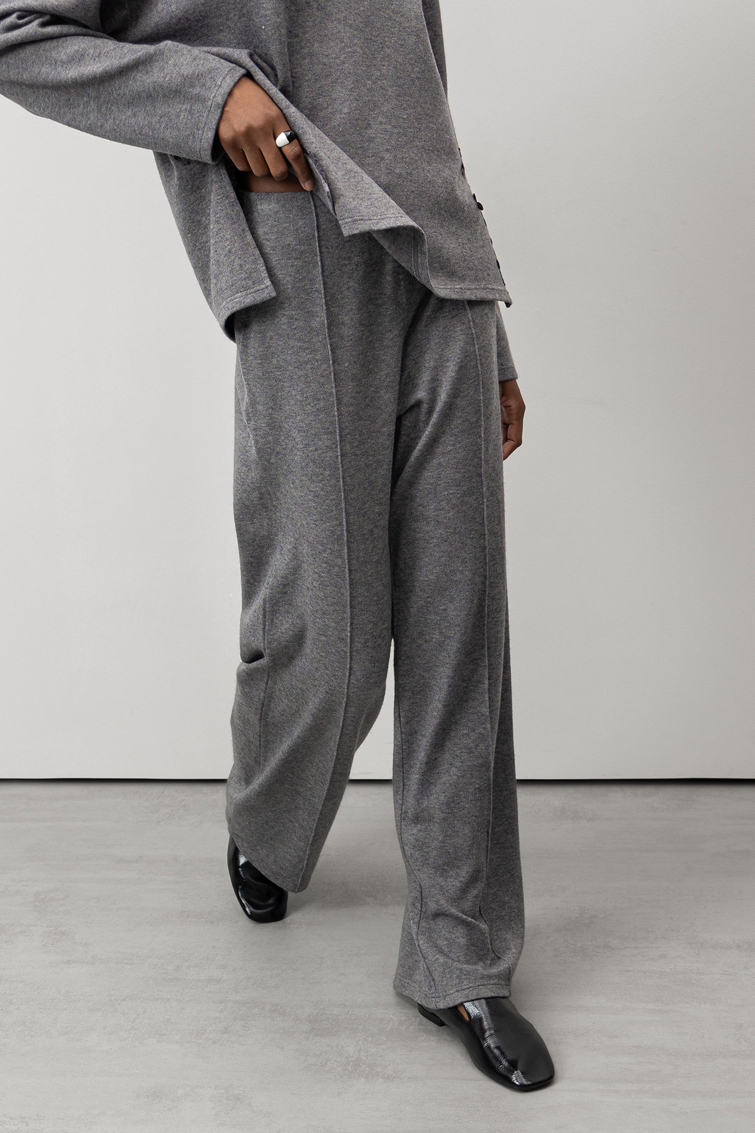 dissonance購入 versace wide trouser gray dissonance購入 versace wide trouser gray Versace Collection Men's