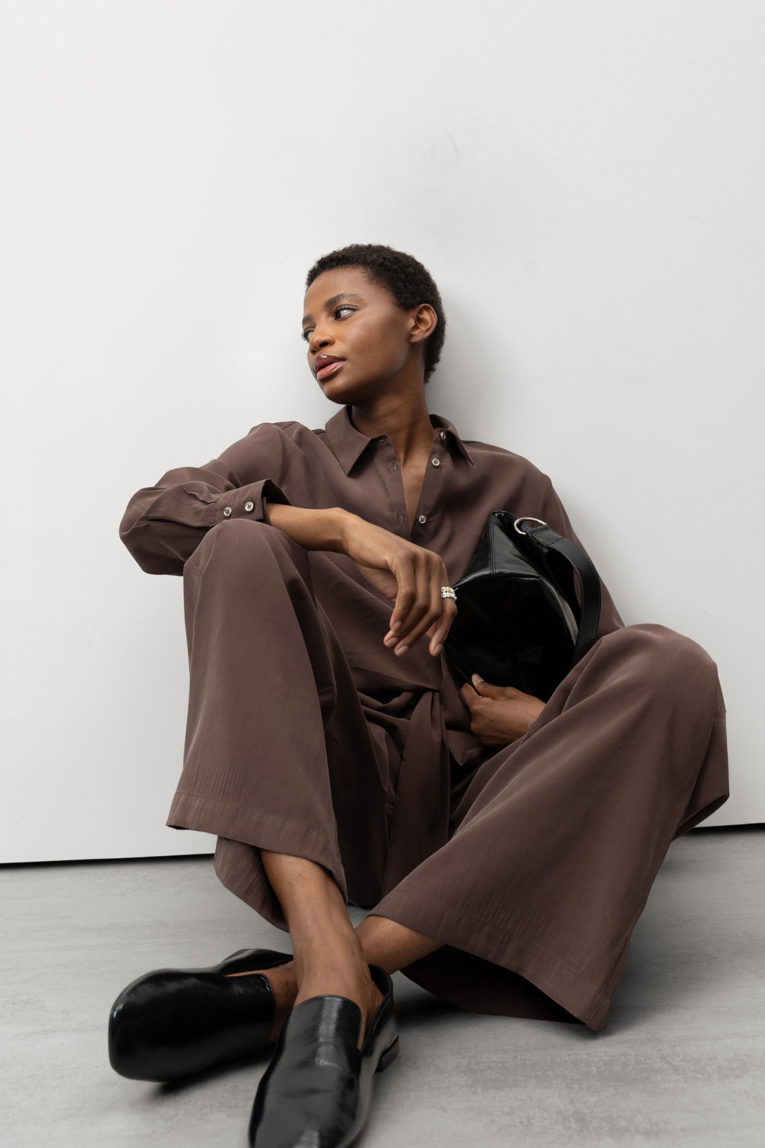 10 - Camisas L/S Marron