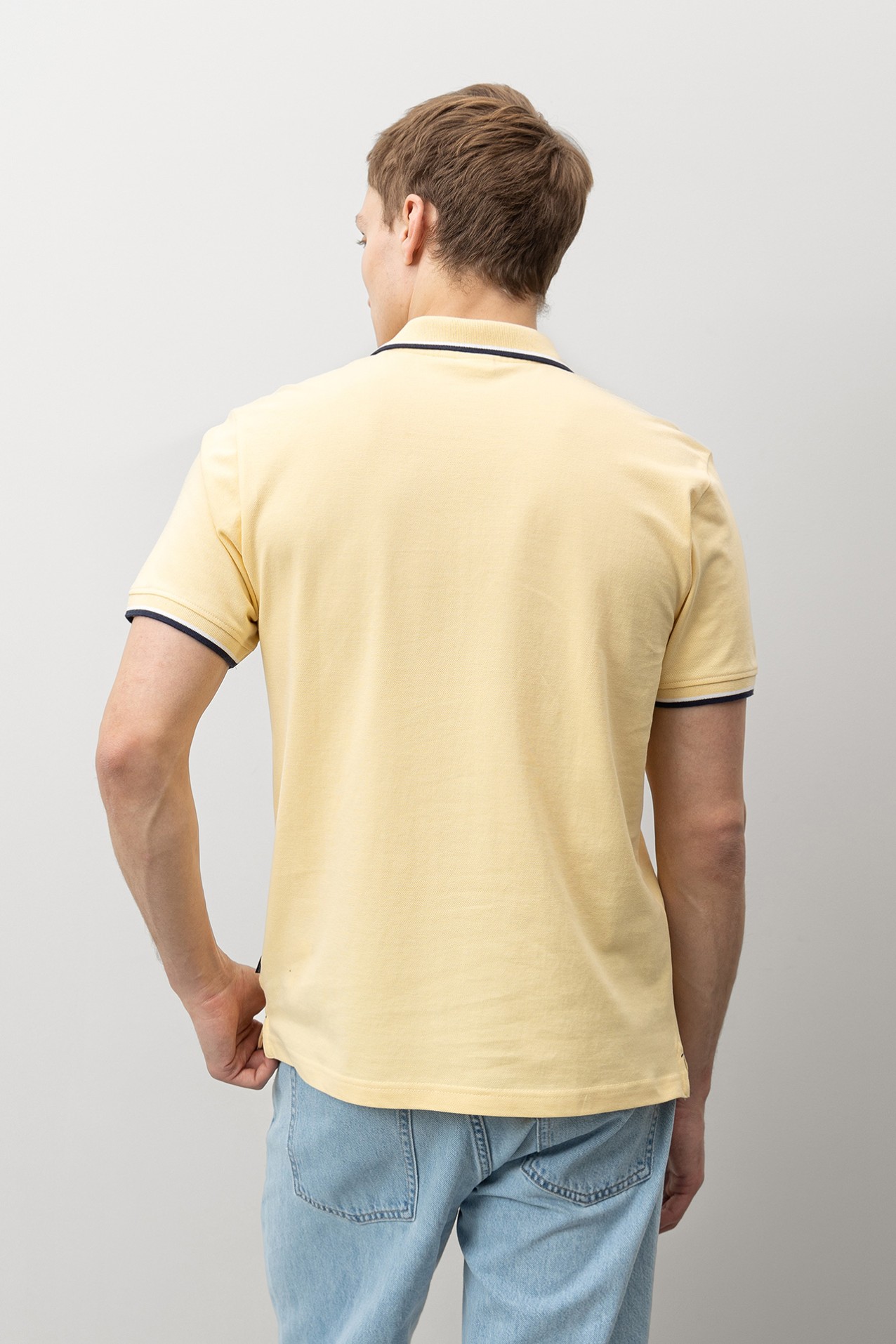 Polo Amarelo Casual
