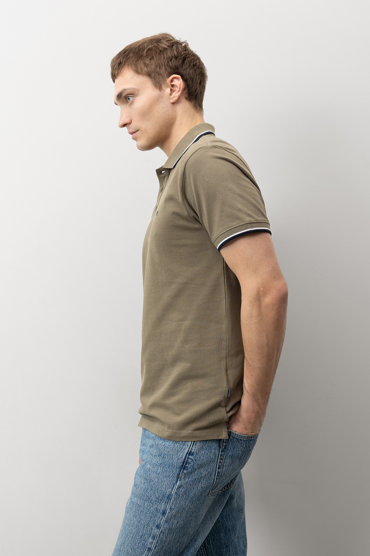 Casual Olive Polo Shirt