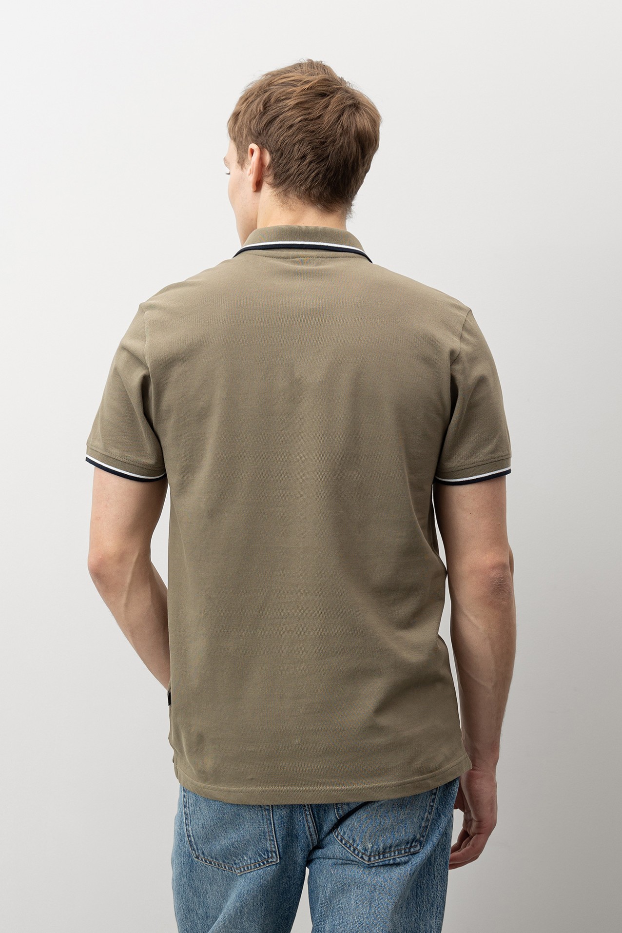 Casual Olive Polo Shirt