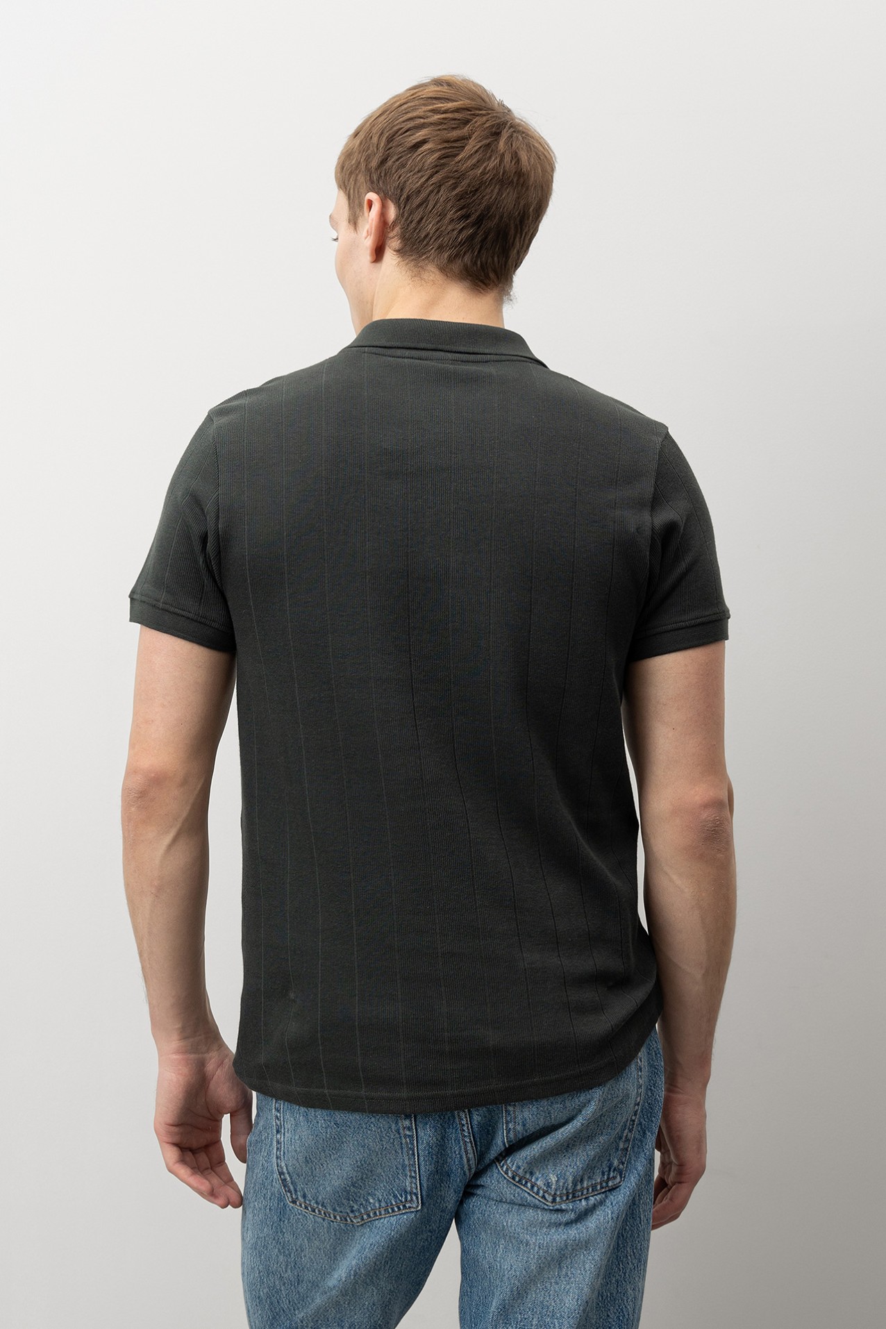 Green Short Sleeve Polo