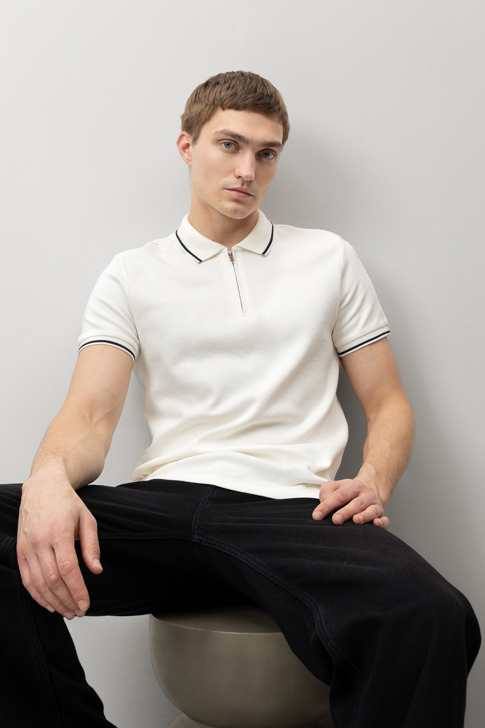 Beige Polo Shirt