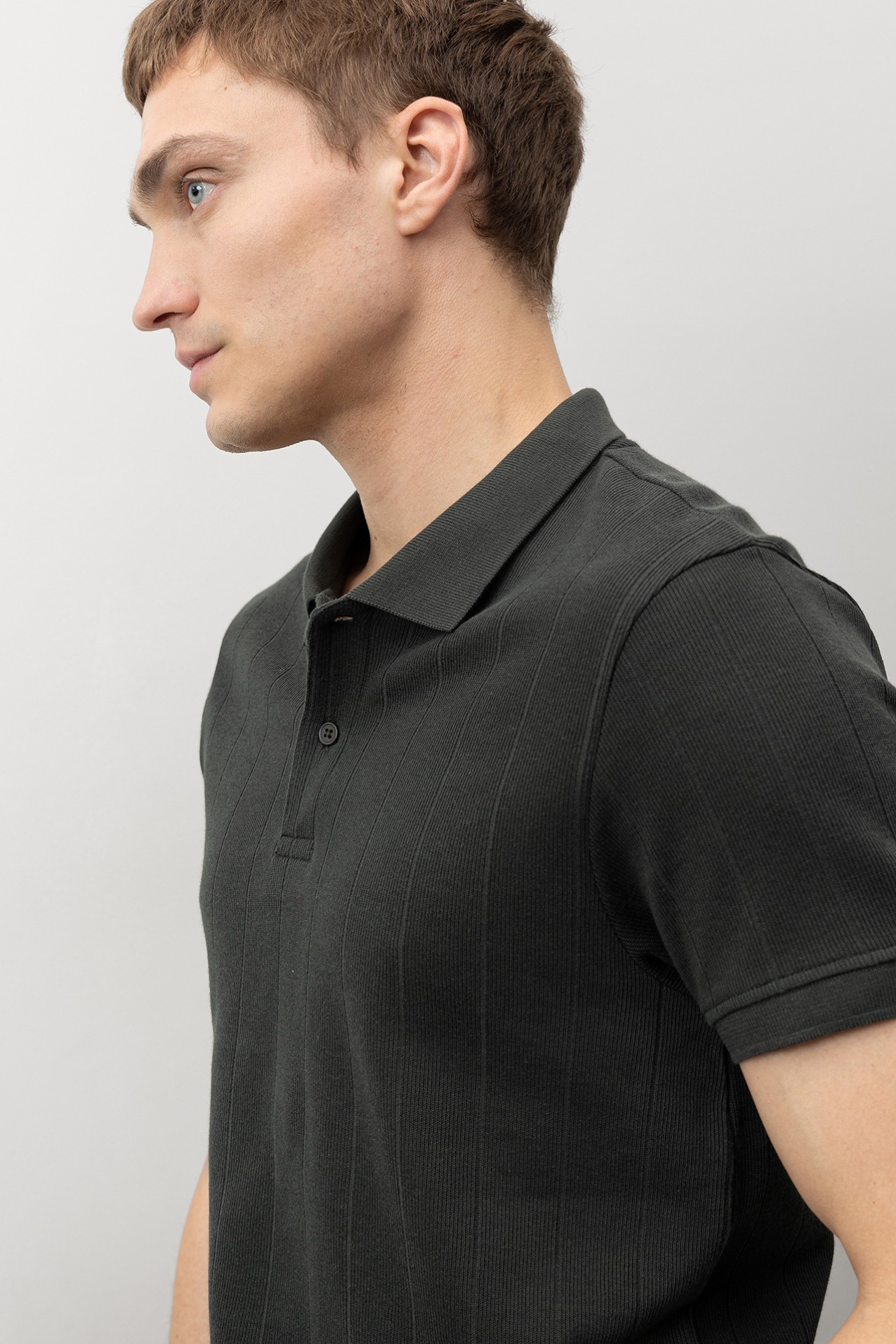 Green Short Sleeve Polo