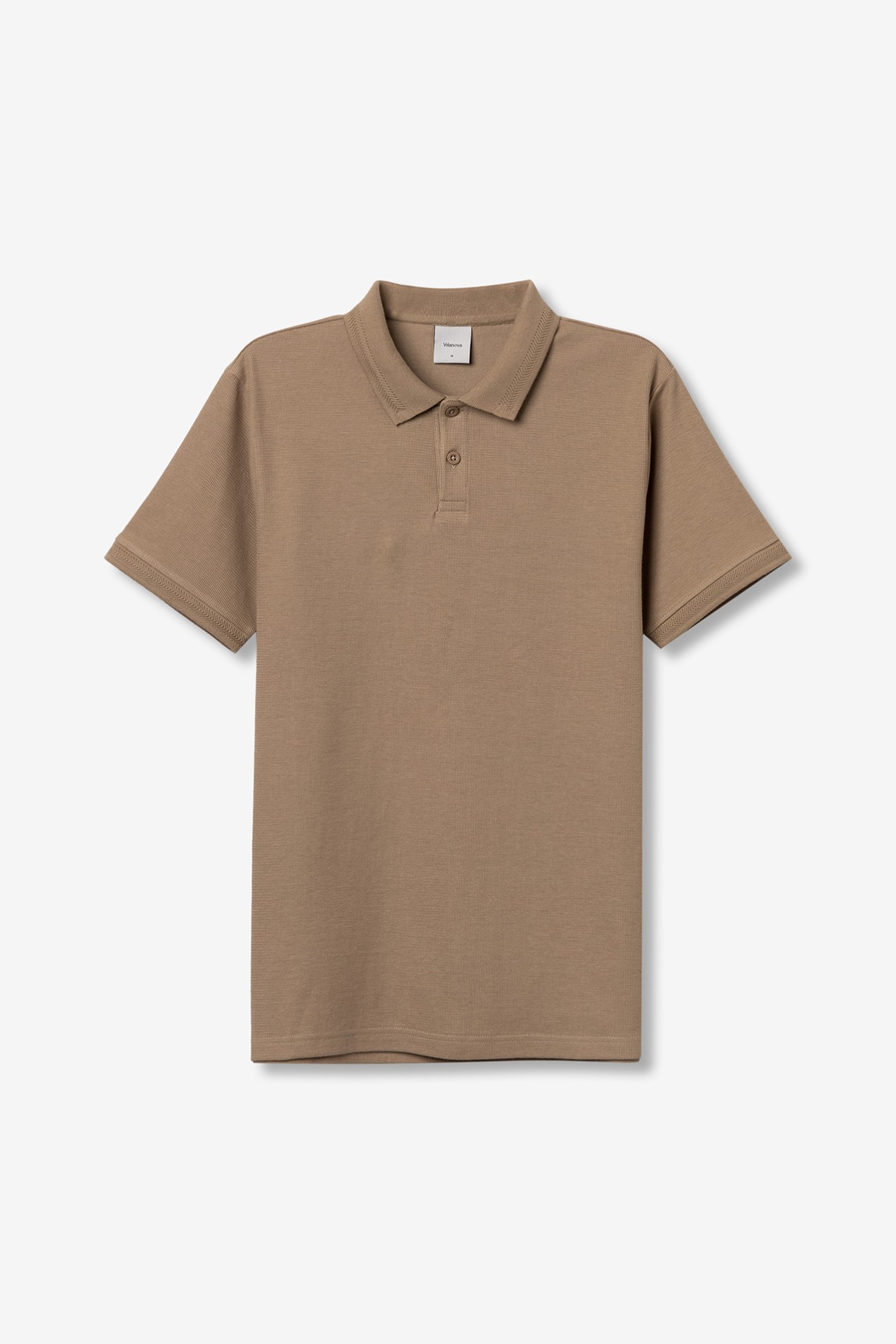 Brown Short Sleeve Polo