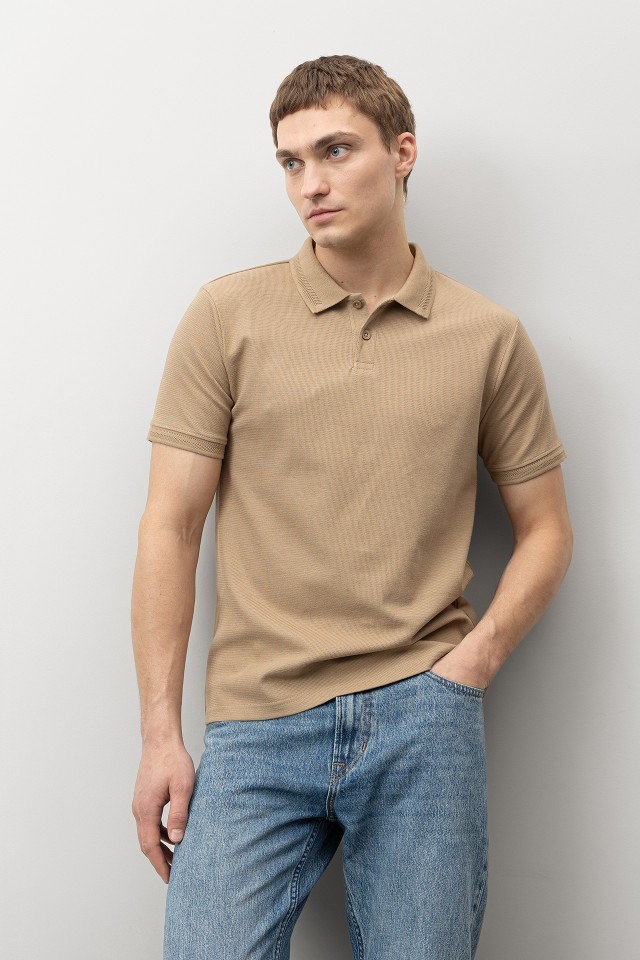 Brown Short Sleeve Polo Brown Short Sleeve Polo