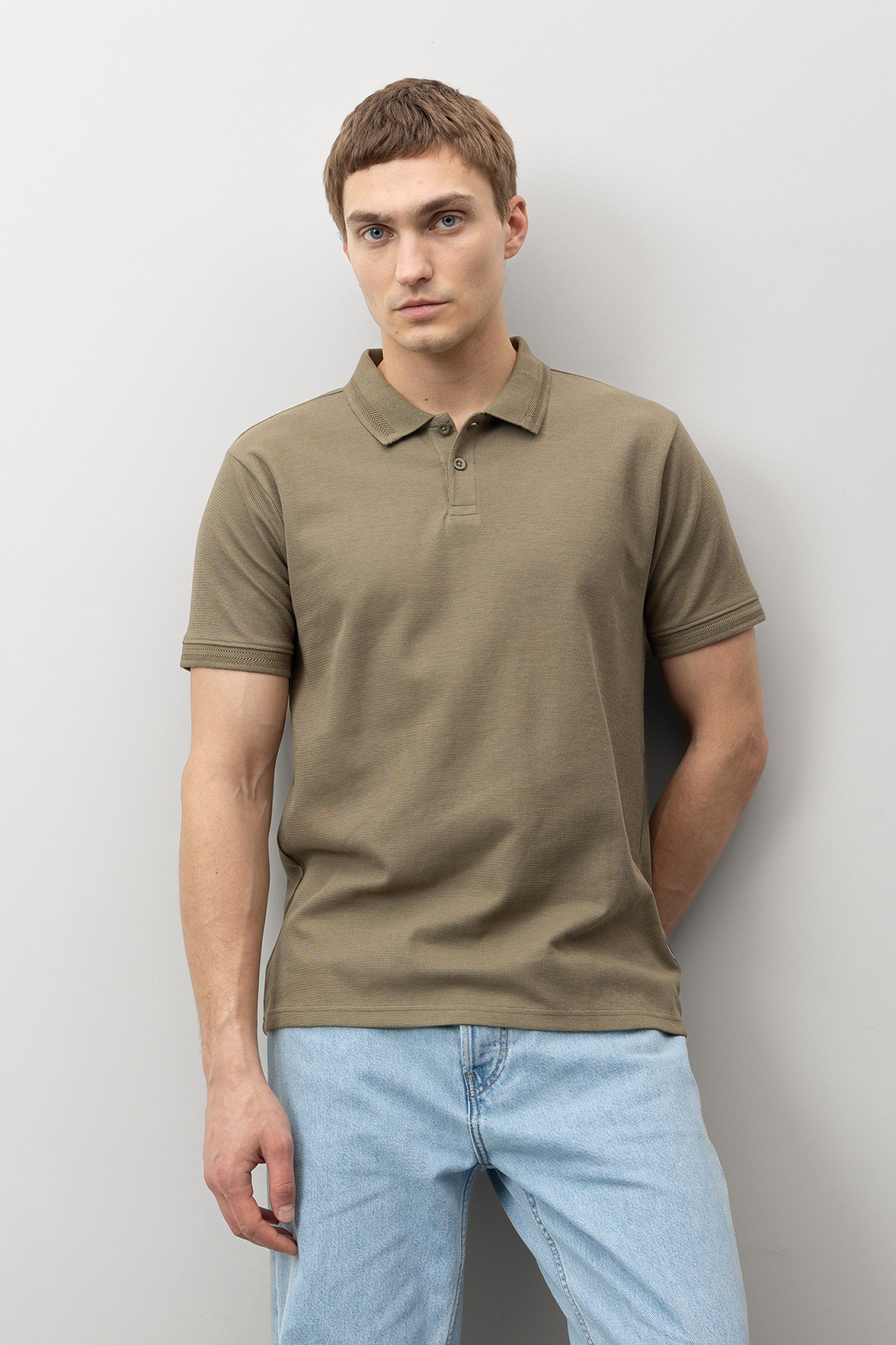 Green Regular Fit Polo