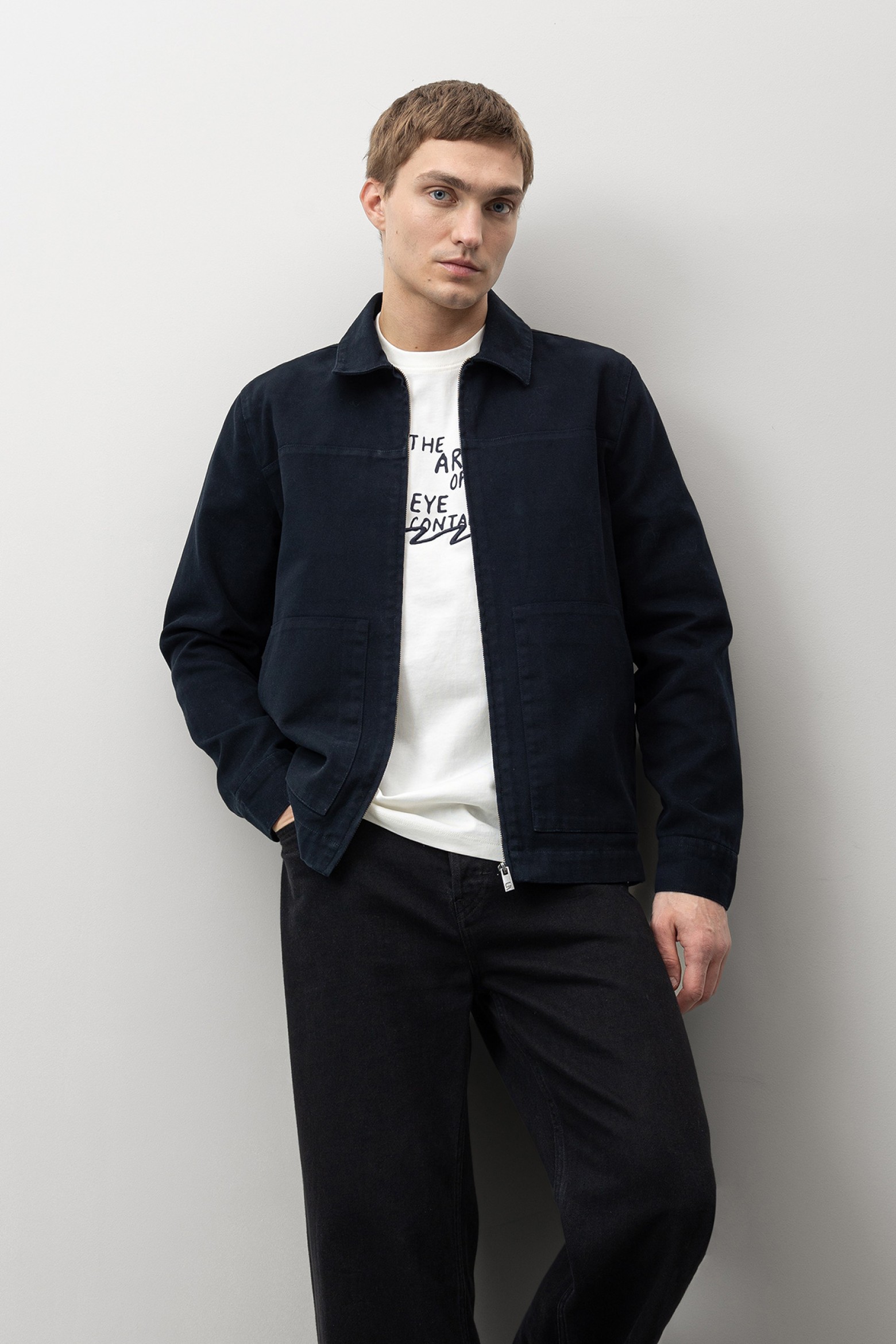 Navy Short Jacket