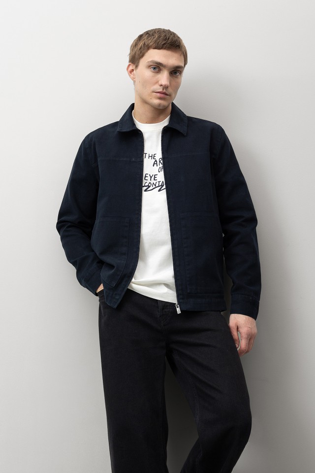 Navy Short Jacket