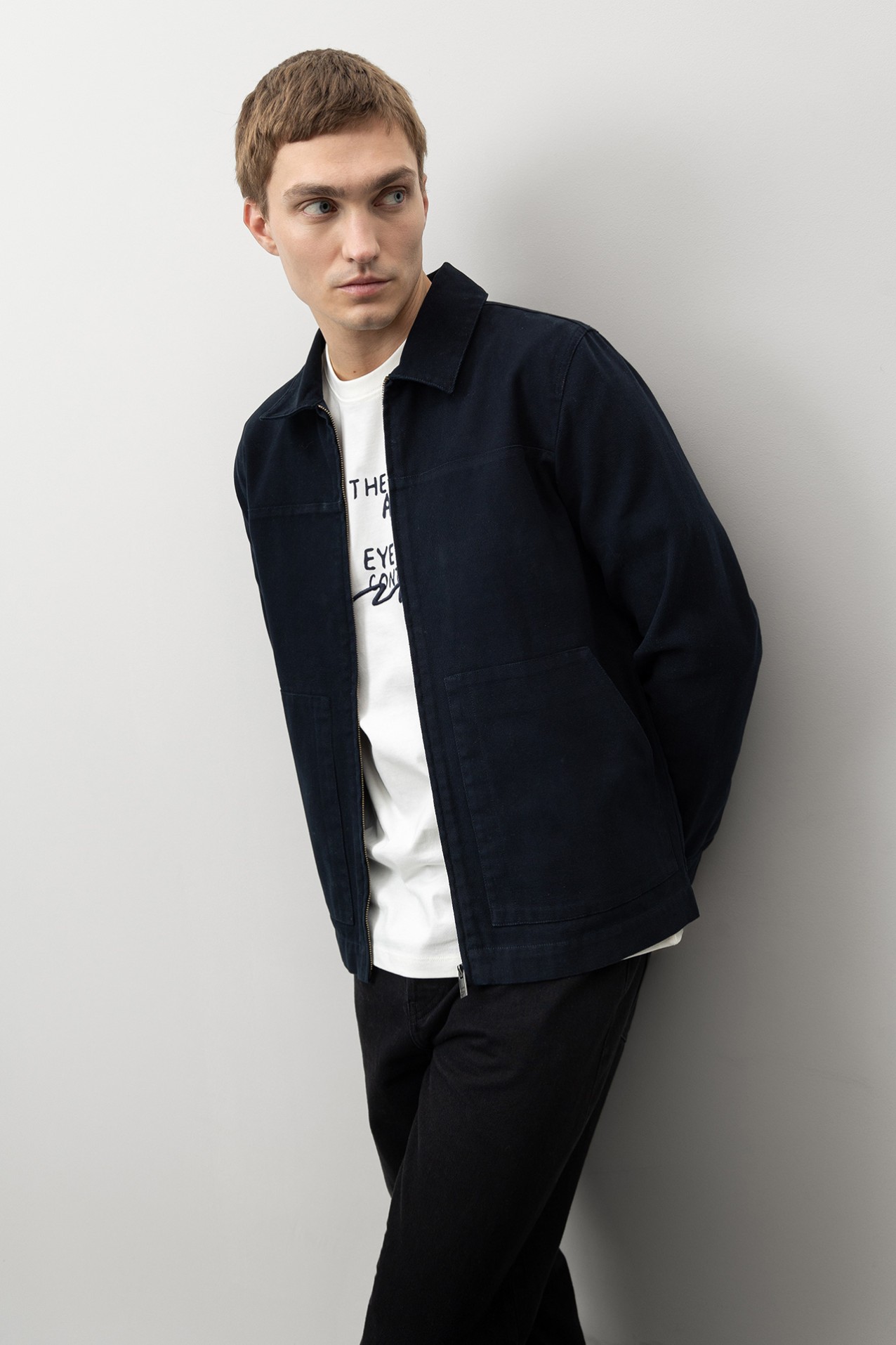 Navy Short Jacket