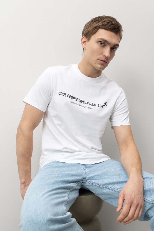 White Graphic T-Shirt