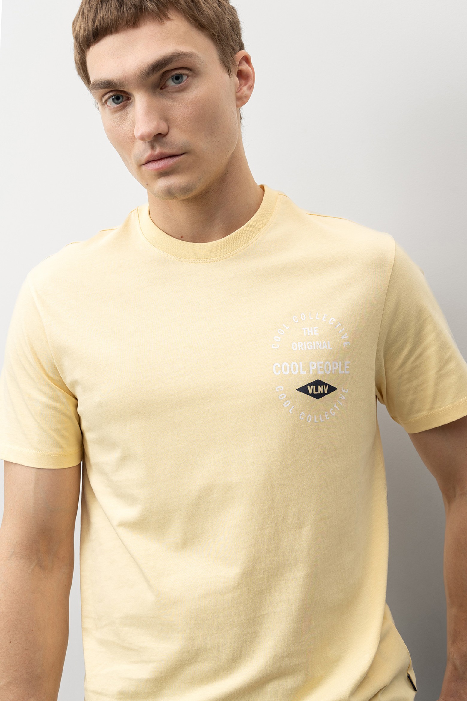 Yellow Regular Fit T-shirt