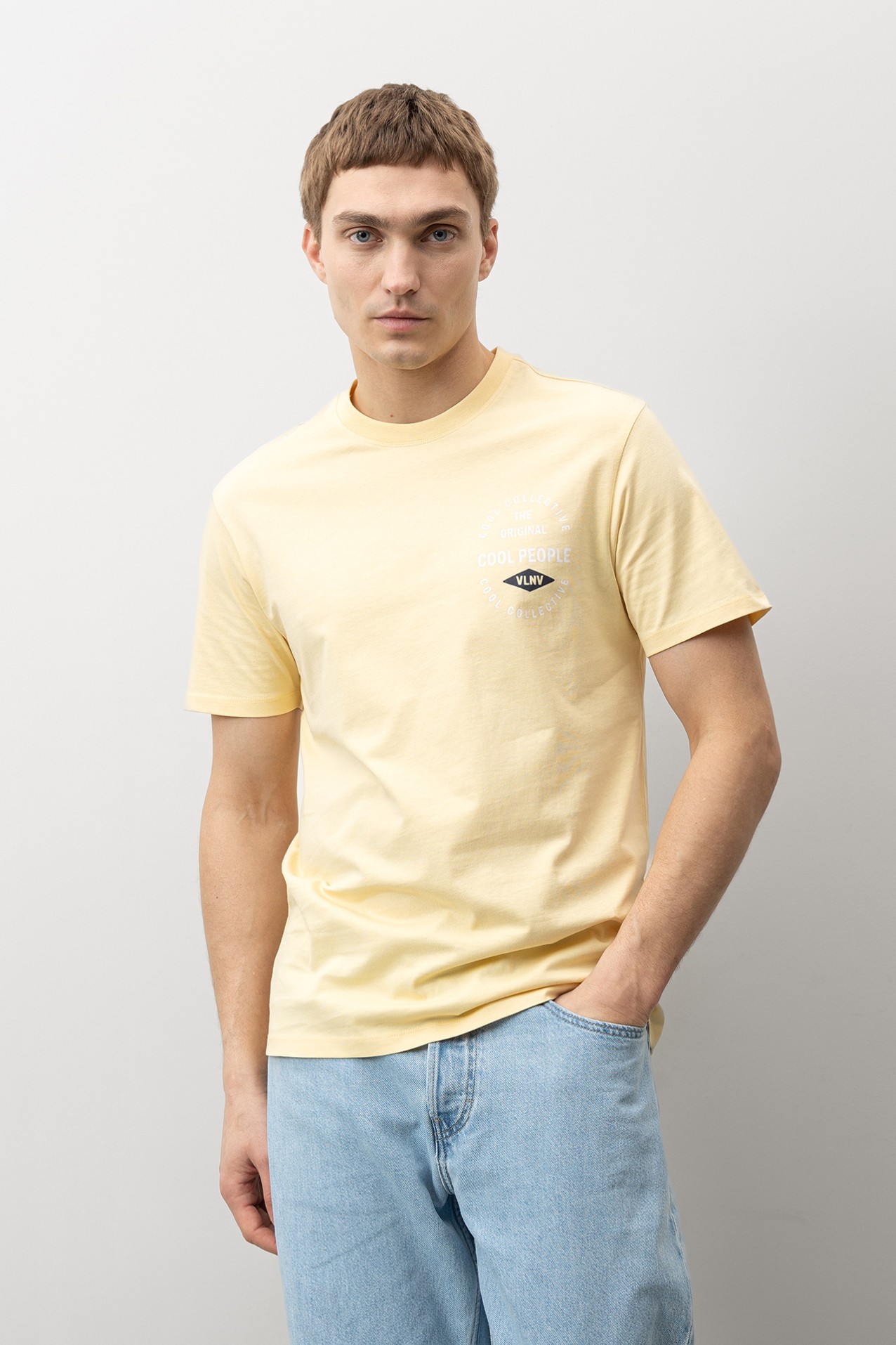 Yellow Regular Fit T-shirt