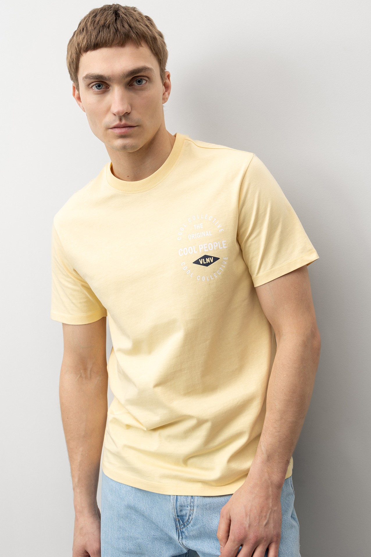 Yellow Regular Fit T-shirt