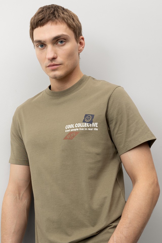 T-shirt verde casual