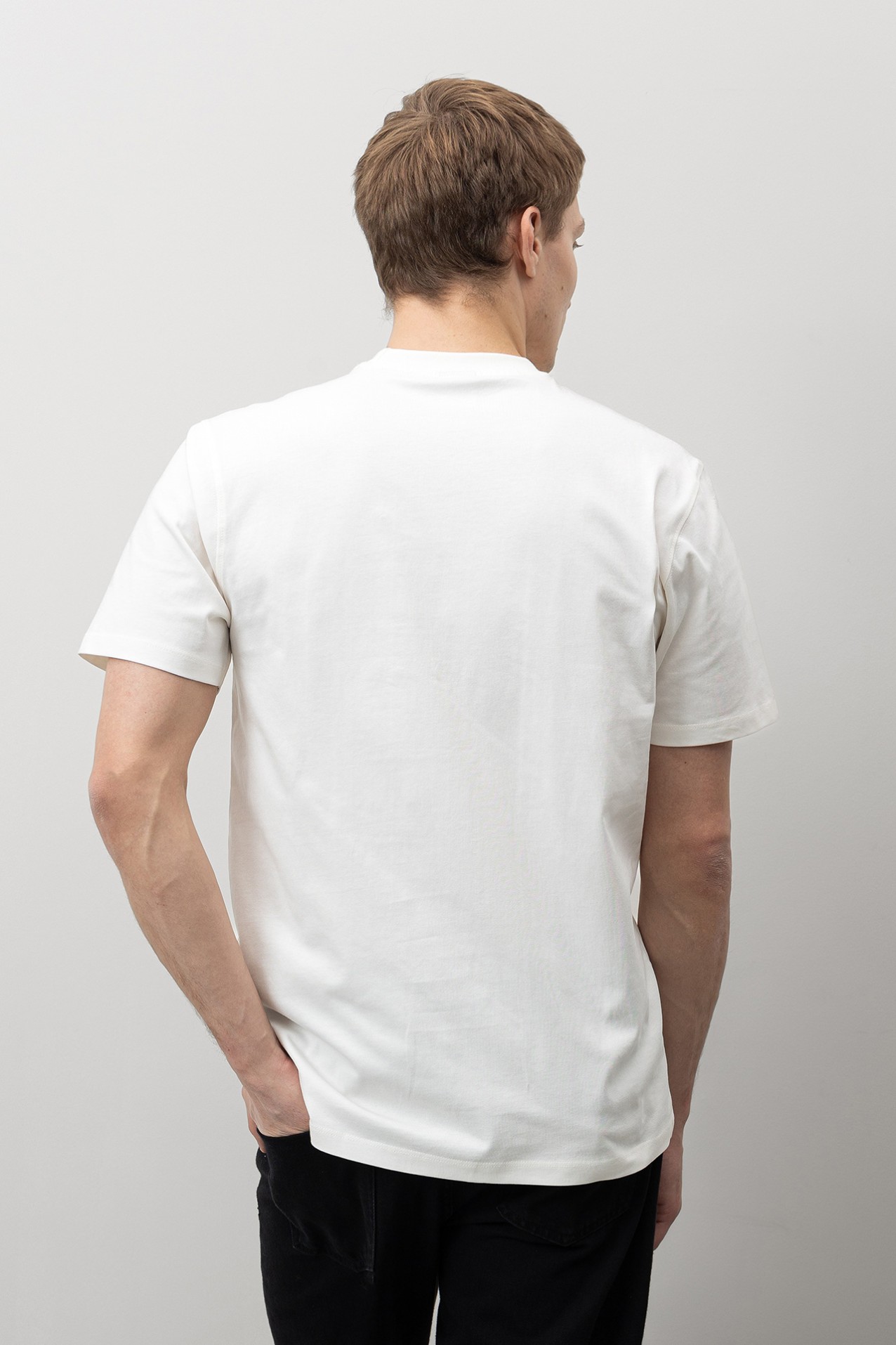 Beige Slogan Regular T-shirt