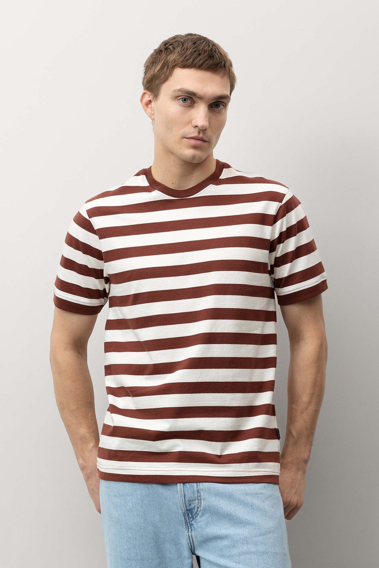 Striped Brown T-Shirt