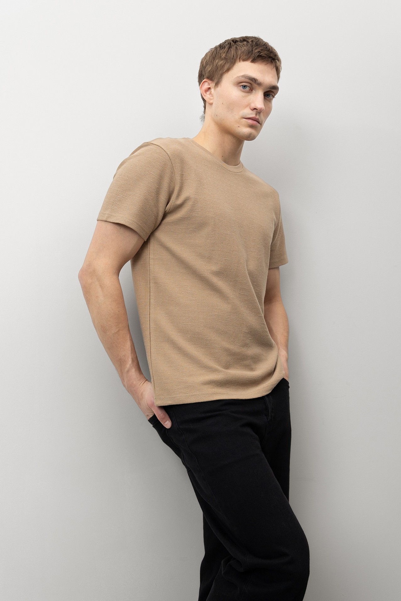 Brown Regular Fit T-Shirt
