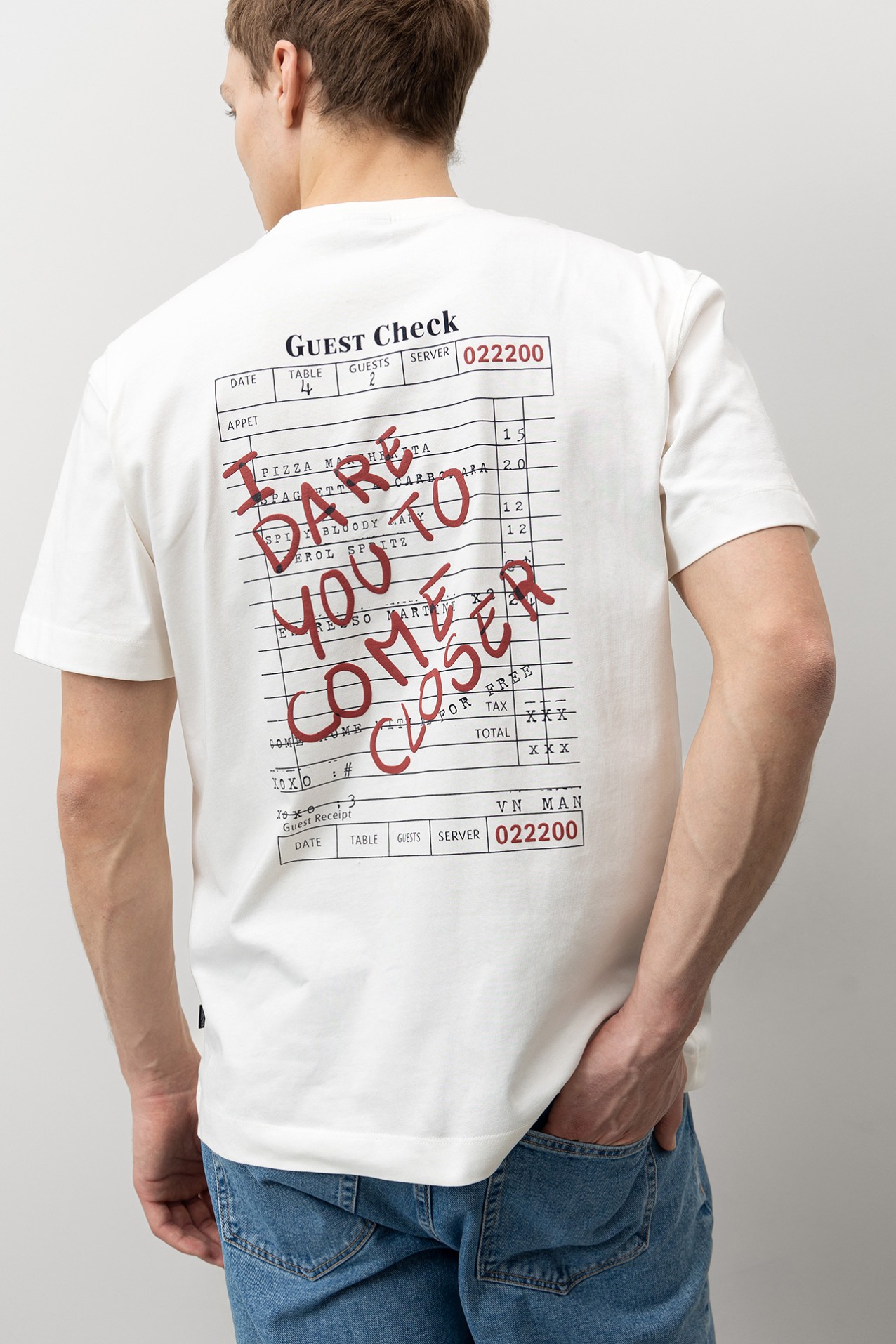 Beige Graphic Relaxed T-shirt