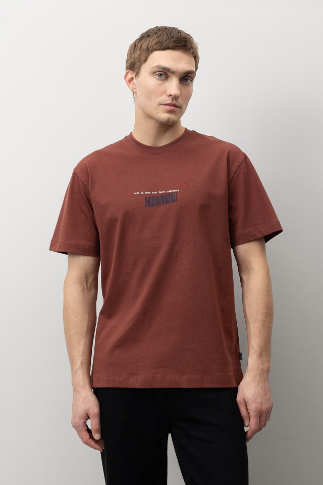 Rust Relaxed Fit T-shirt Rust Relaxed Fit T-shirt