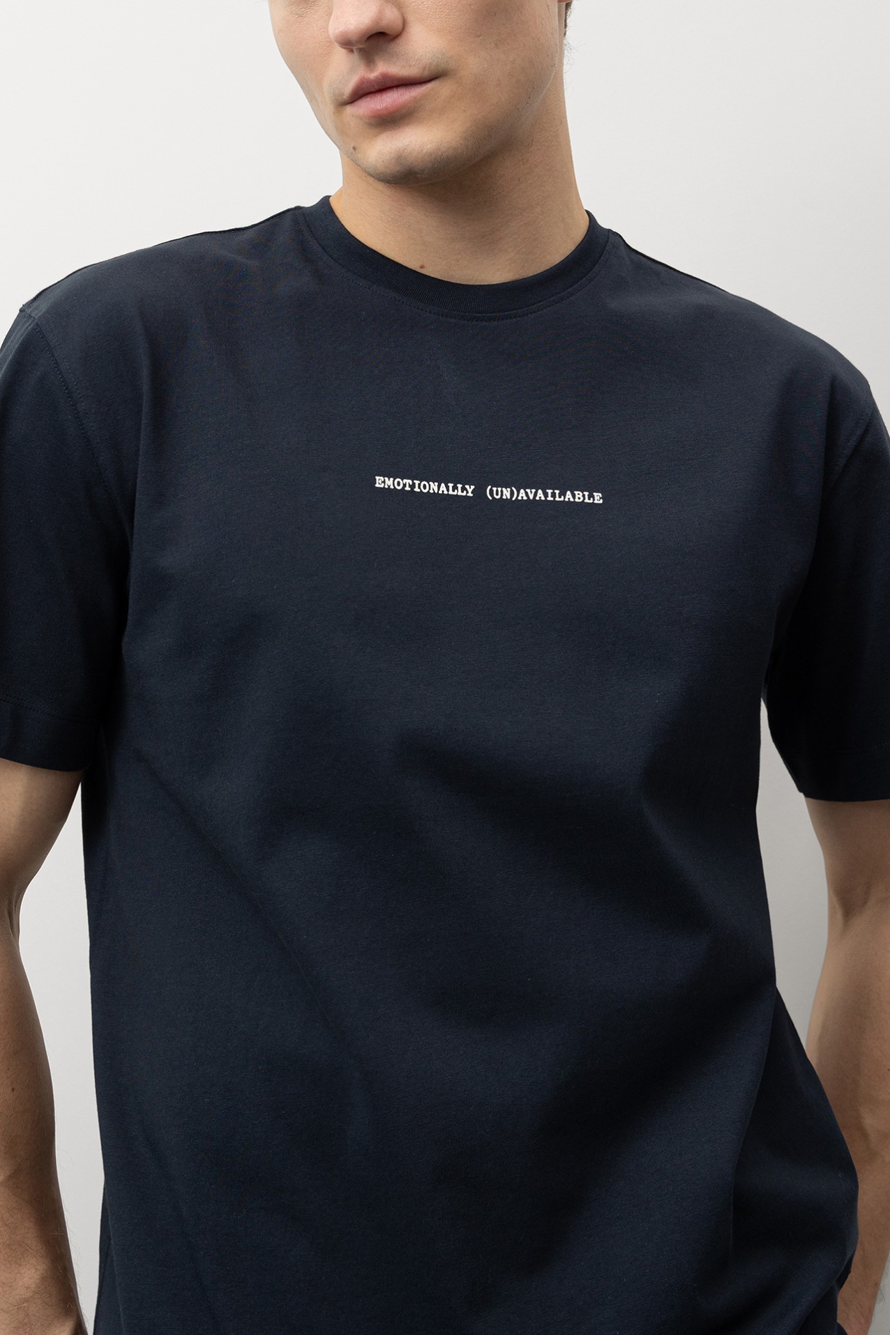 Dark Blue Minimalist T-shirt