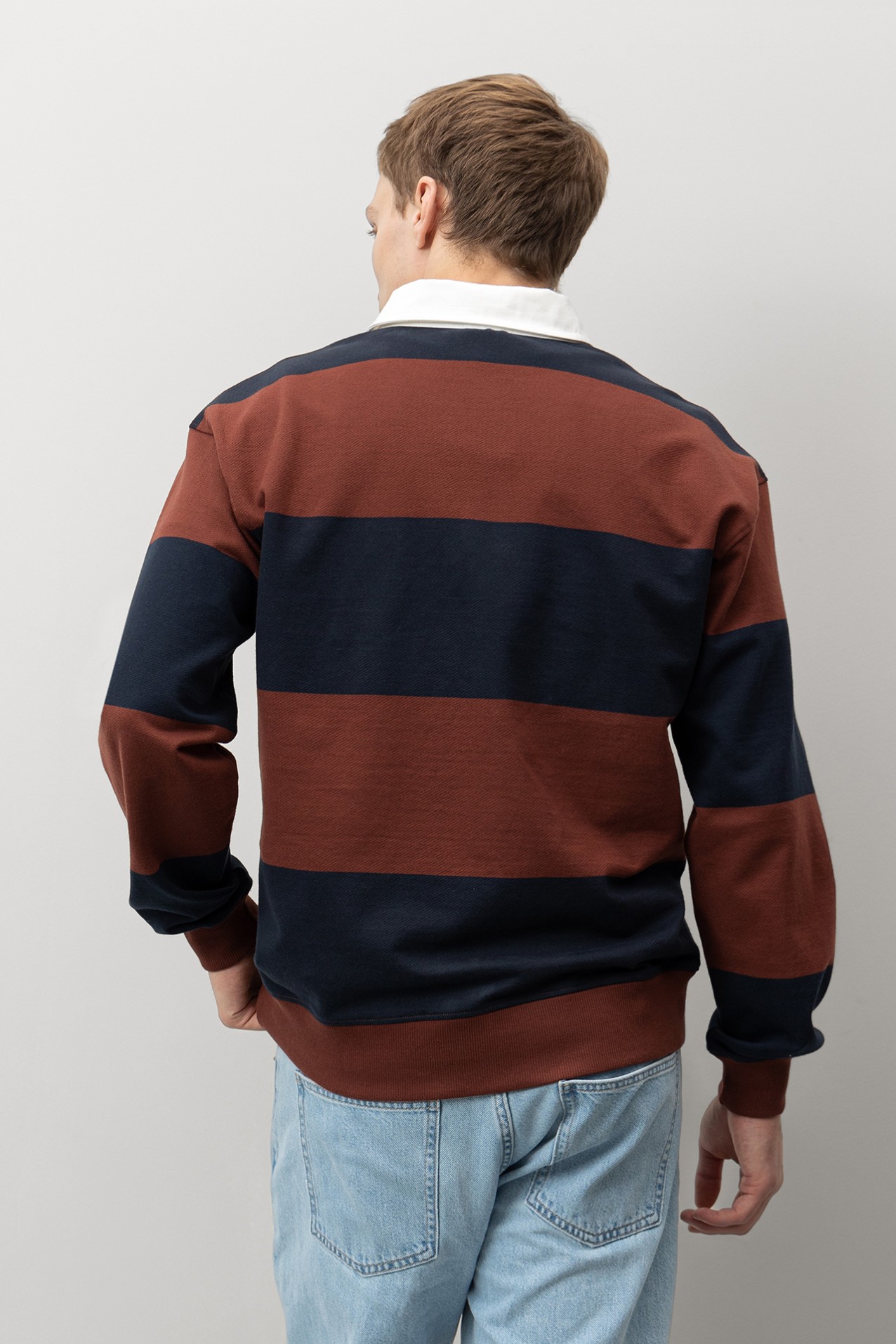 Striped Rugby Sweatshirt
