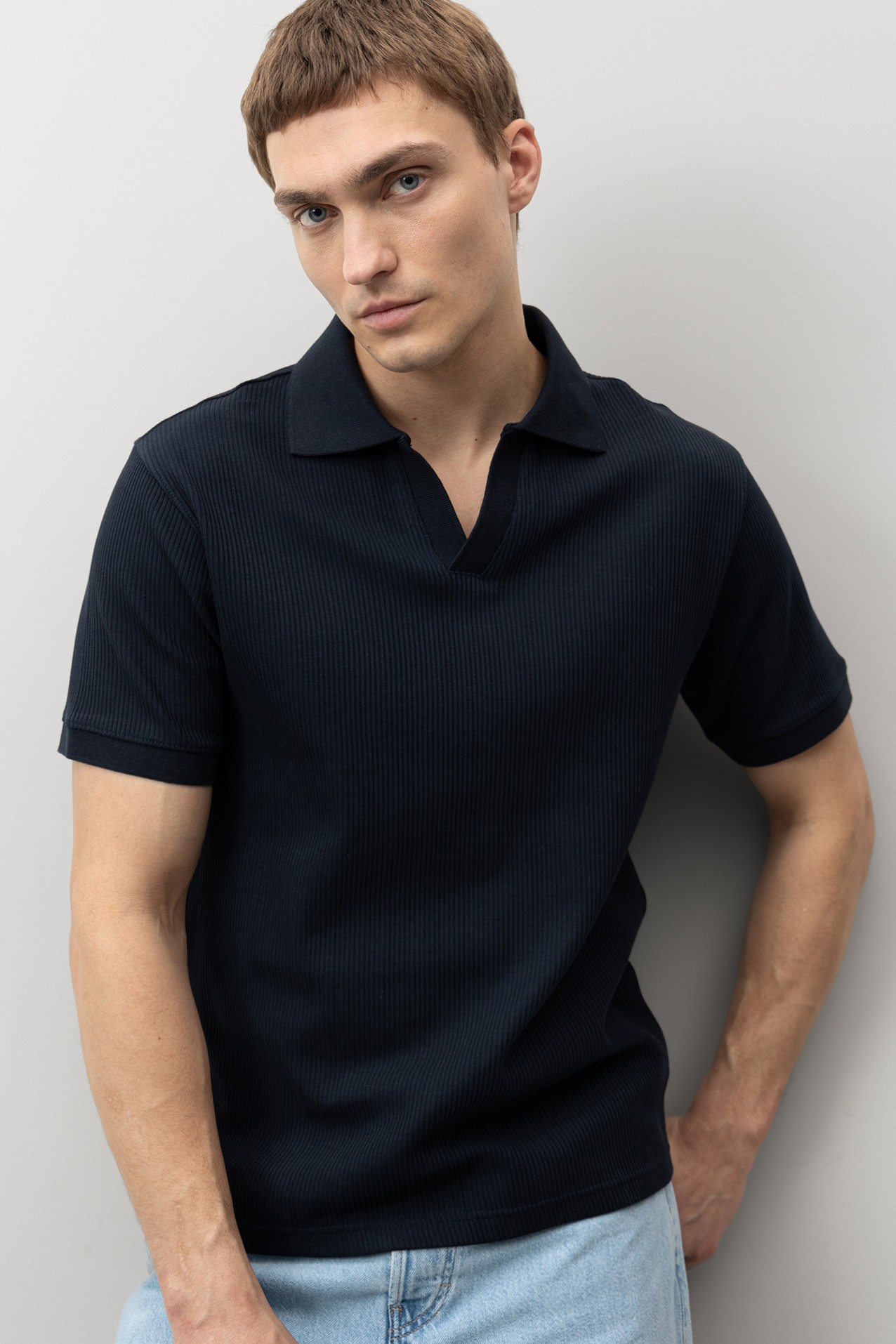 Polo Azul Regular Fit