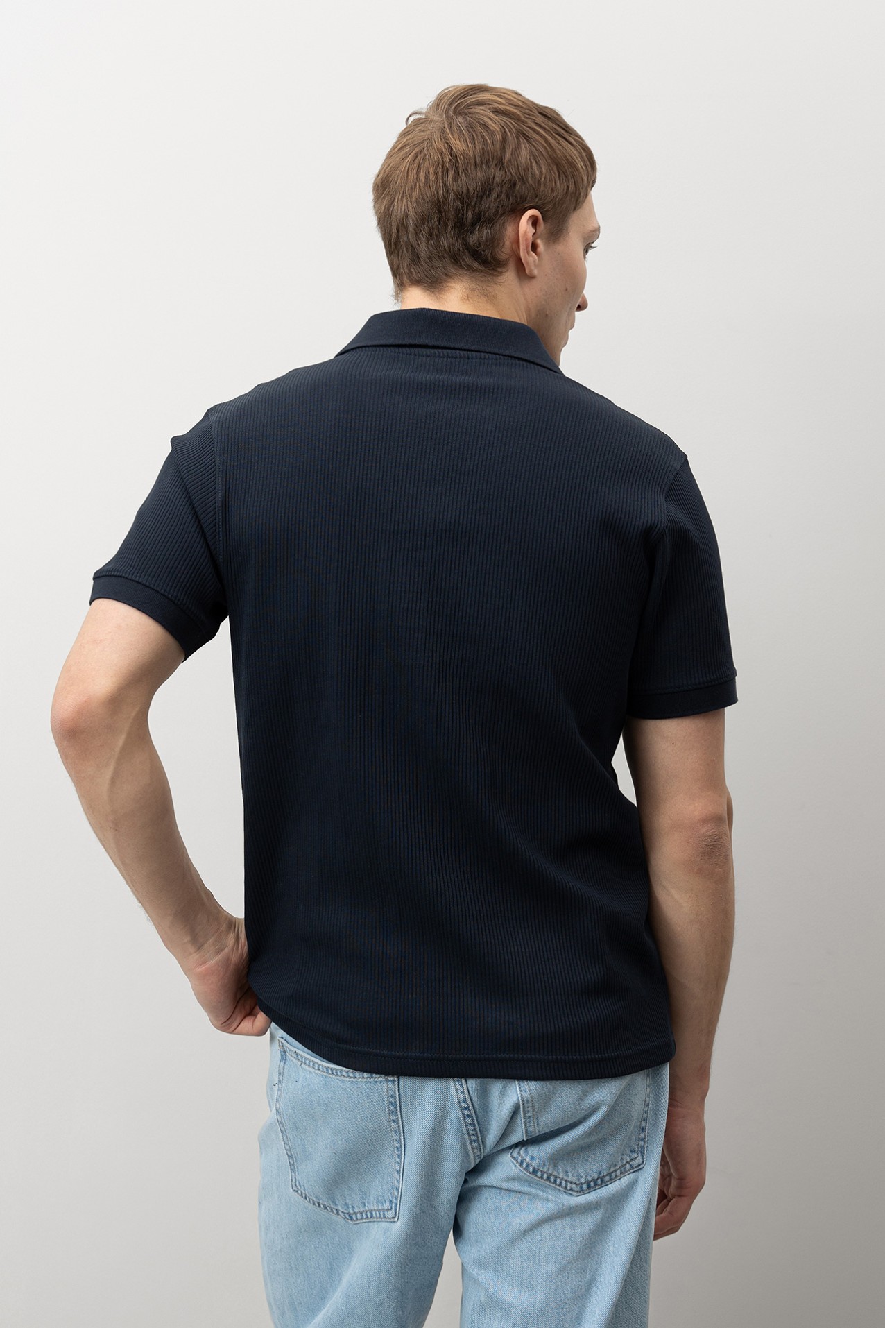 Polo Azul Regular Fit