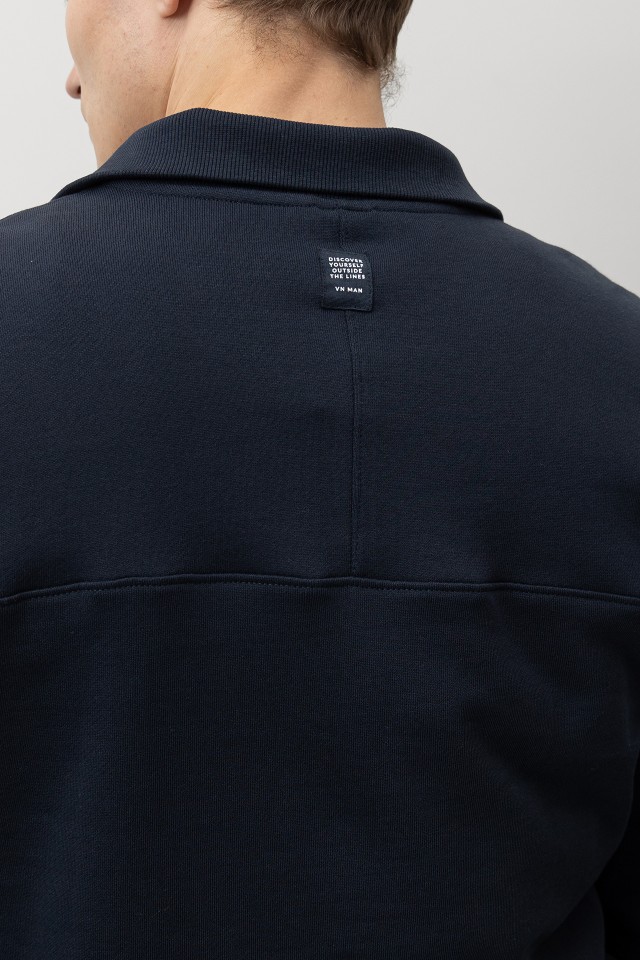 Navy Blue Men´s Sweatshirt Navy Blue Men´s Sweatshirt