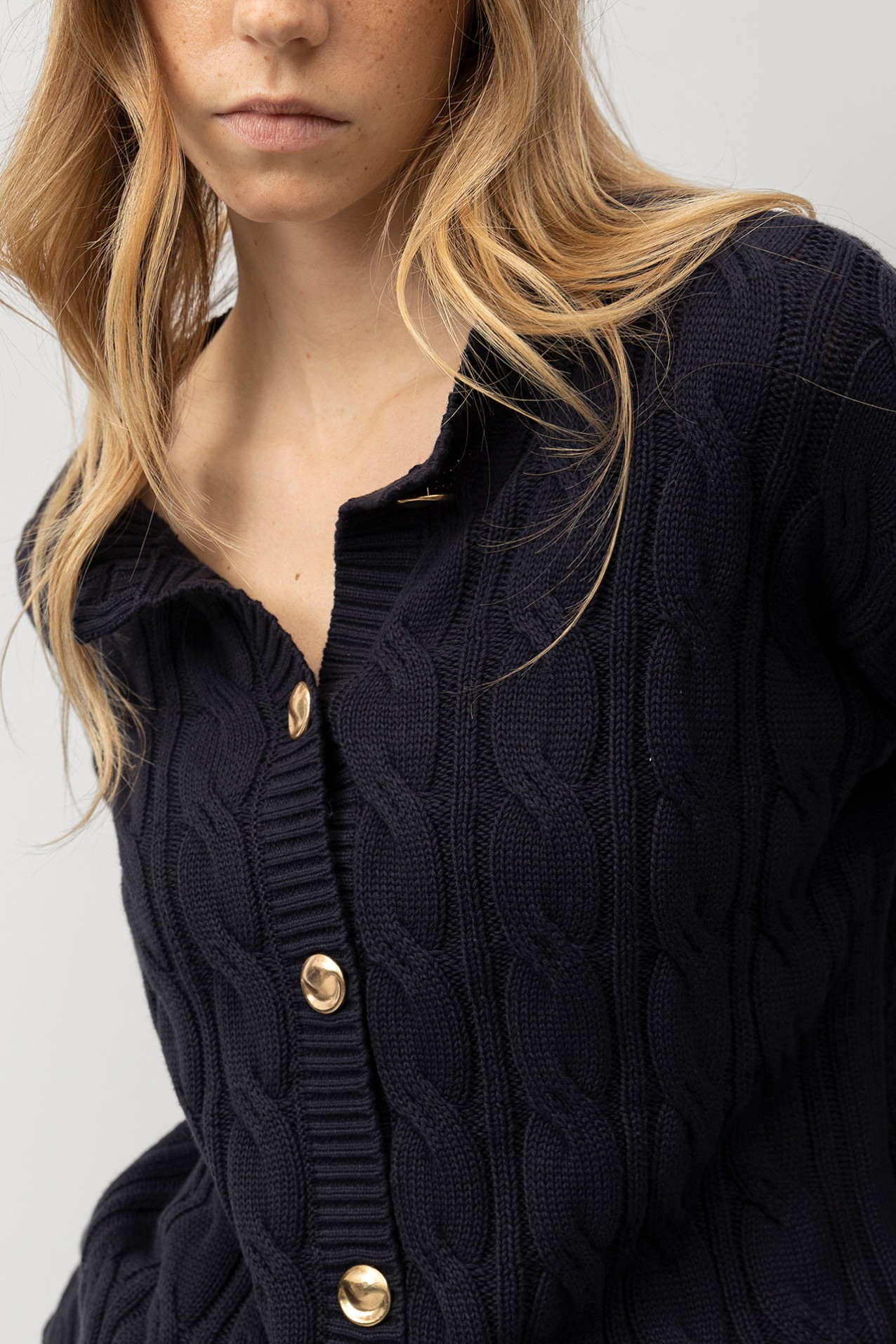 Dark Blue Cardigan