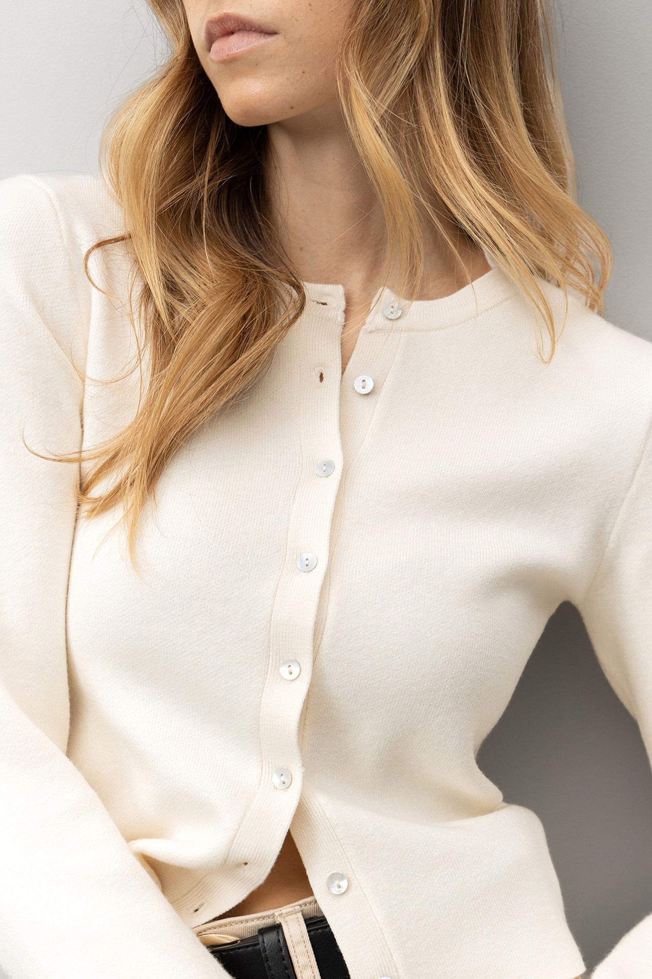 Elegant Cream Cardigan