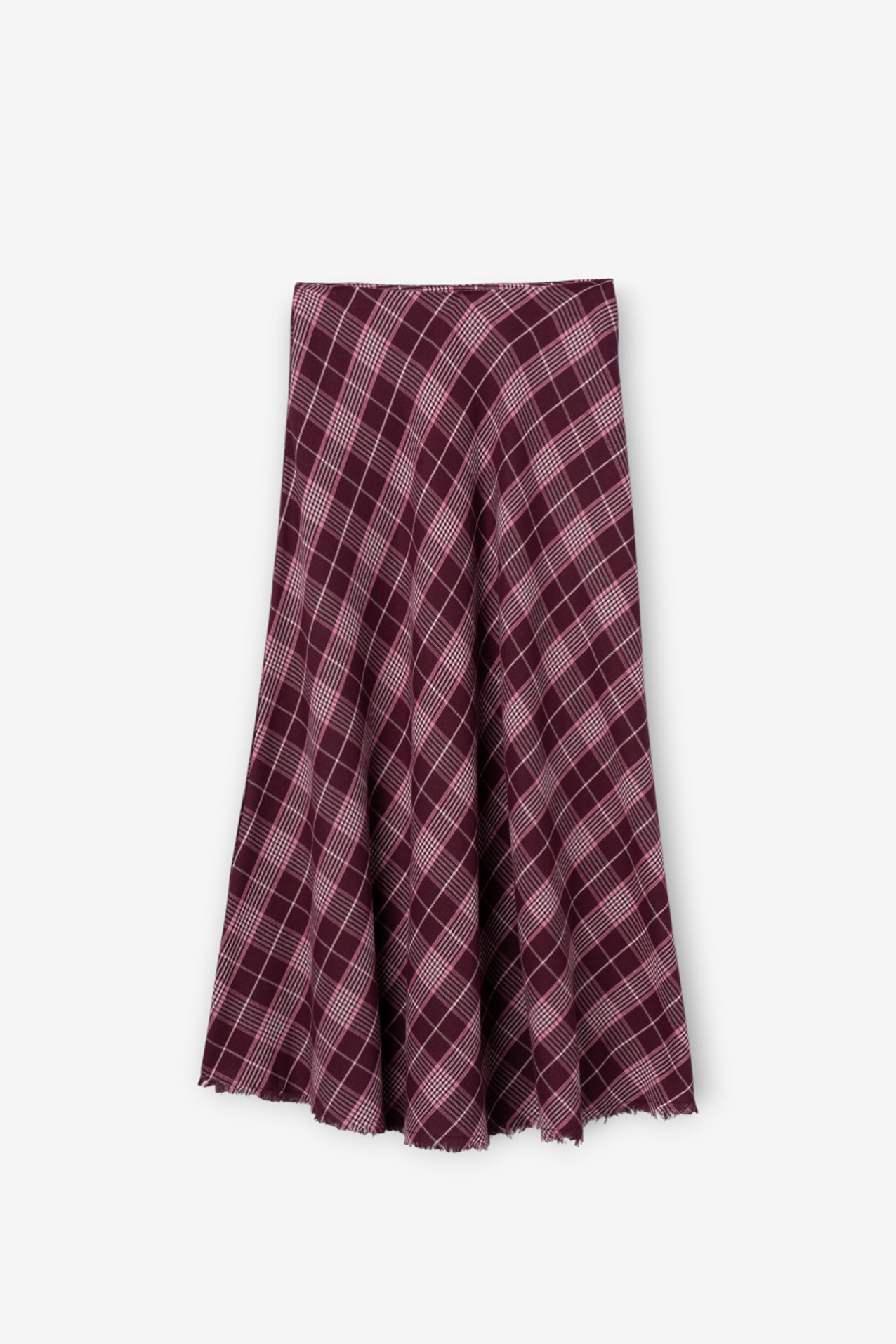 Plaid Maxi Skirt