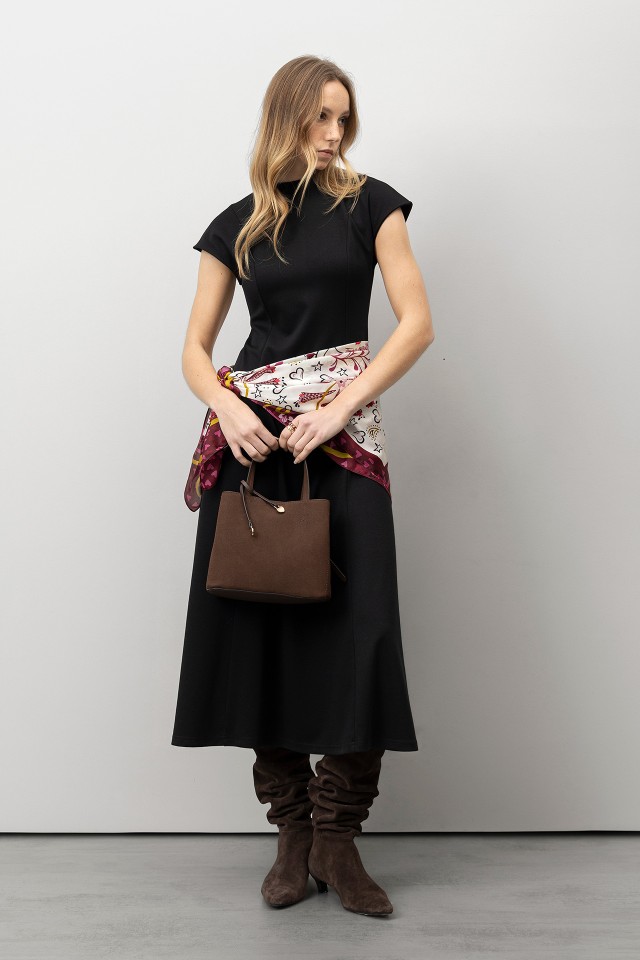 Elegant Black Slim Dress