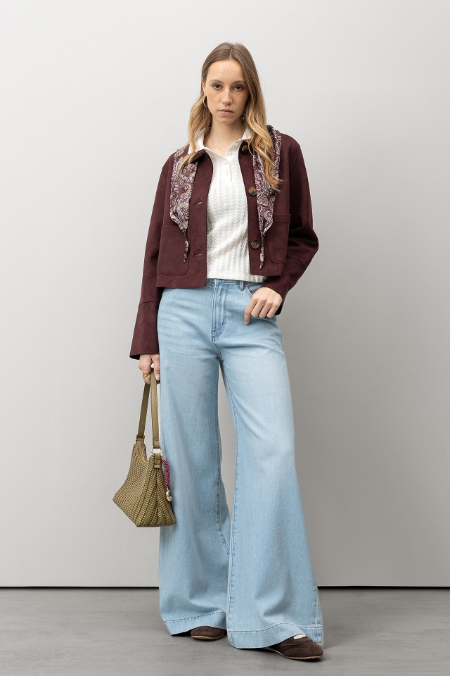 Light Blue Palazzo Jeans