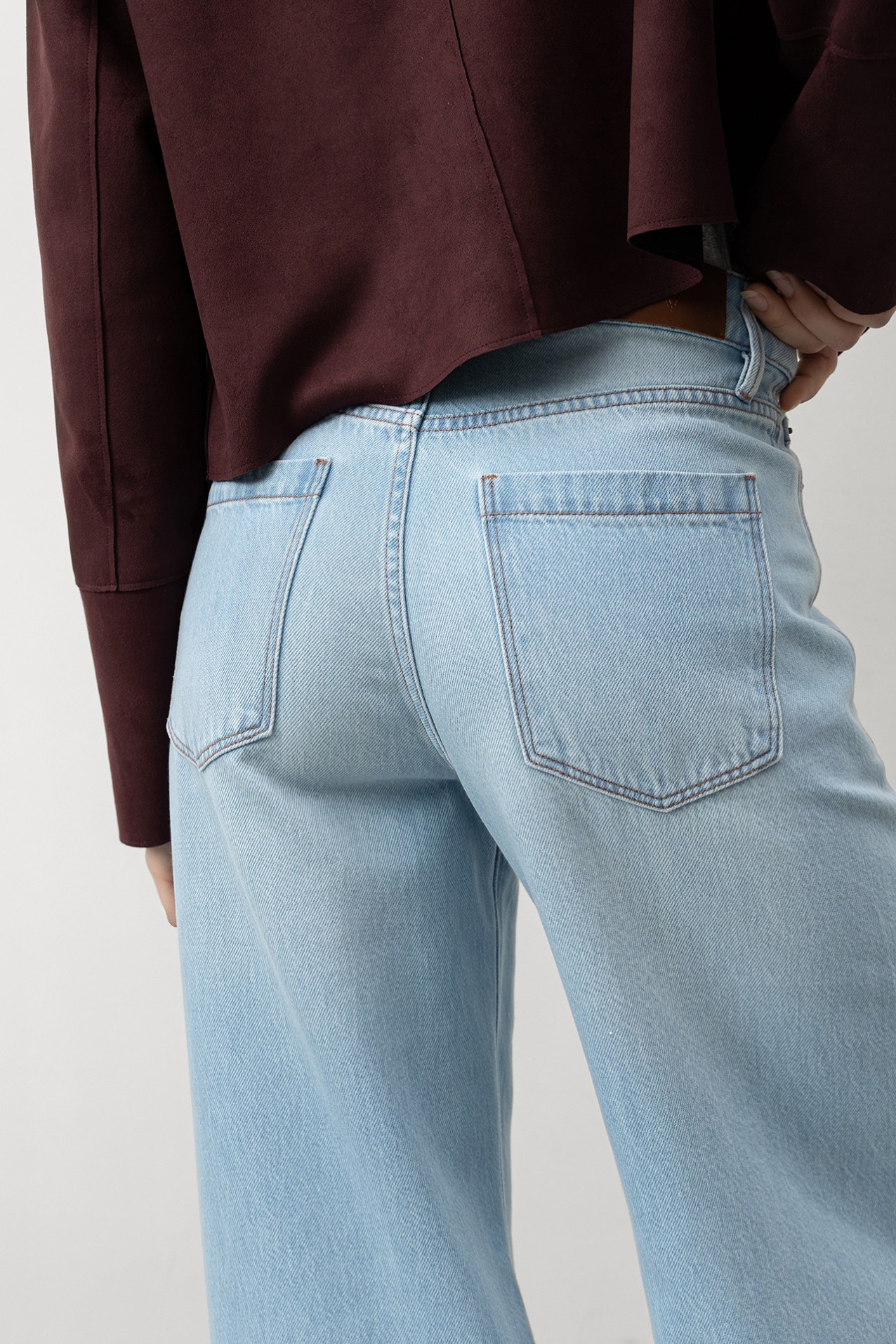 Light Blue Palazzo Jeans