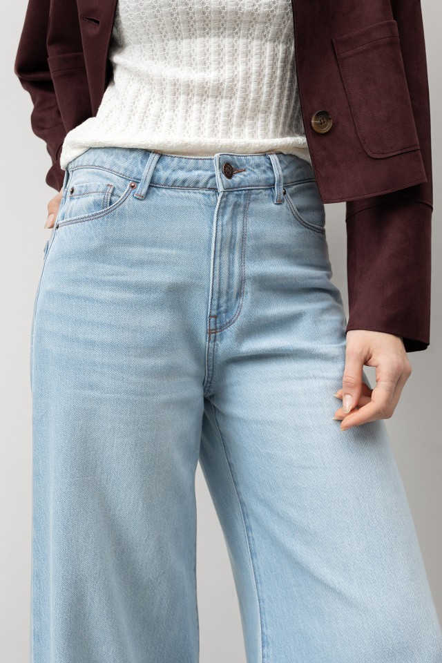 Light Blue Palazzo Jeans Light Blue Palazzo Jeans