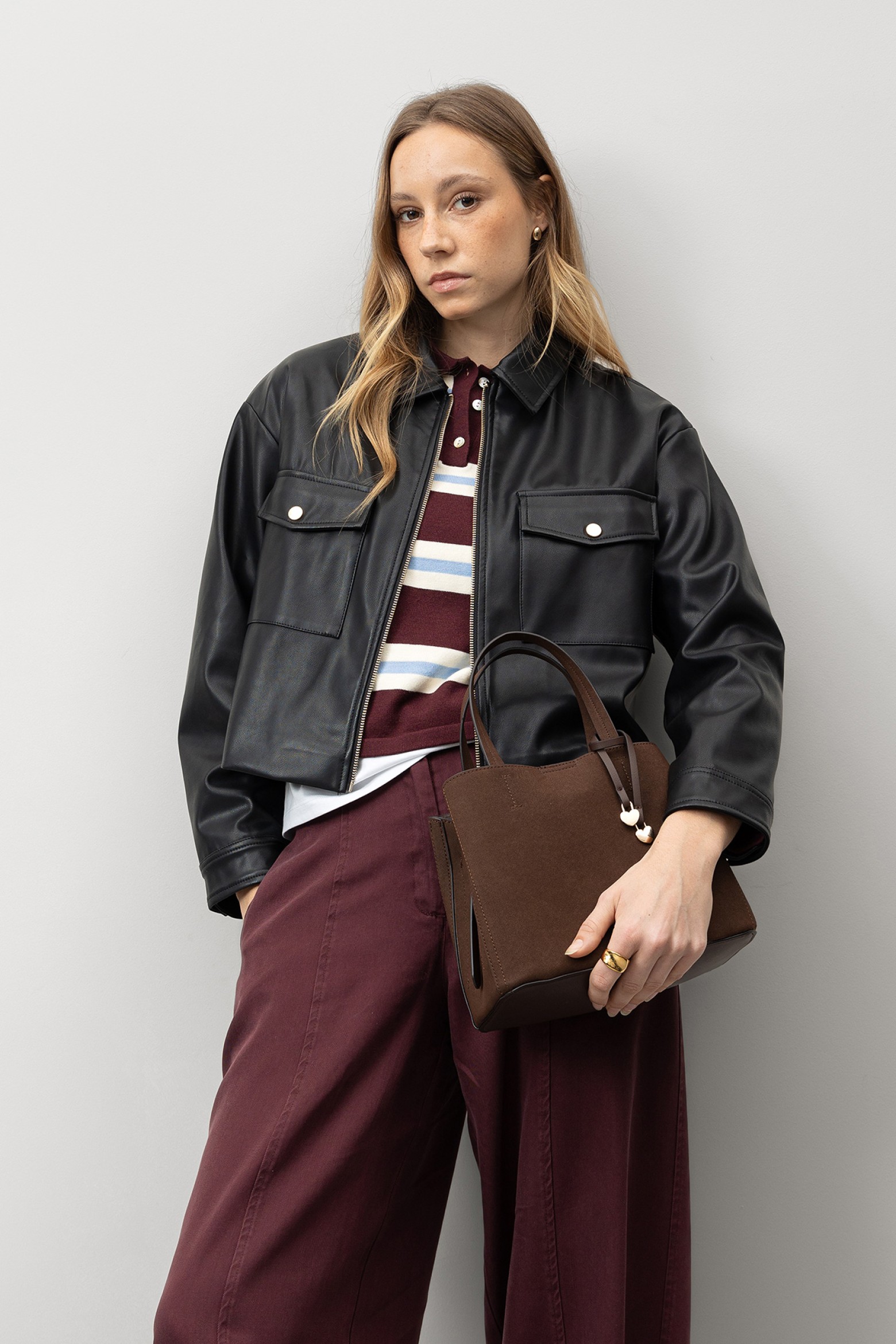 Black Relaxed Short Jacket