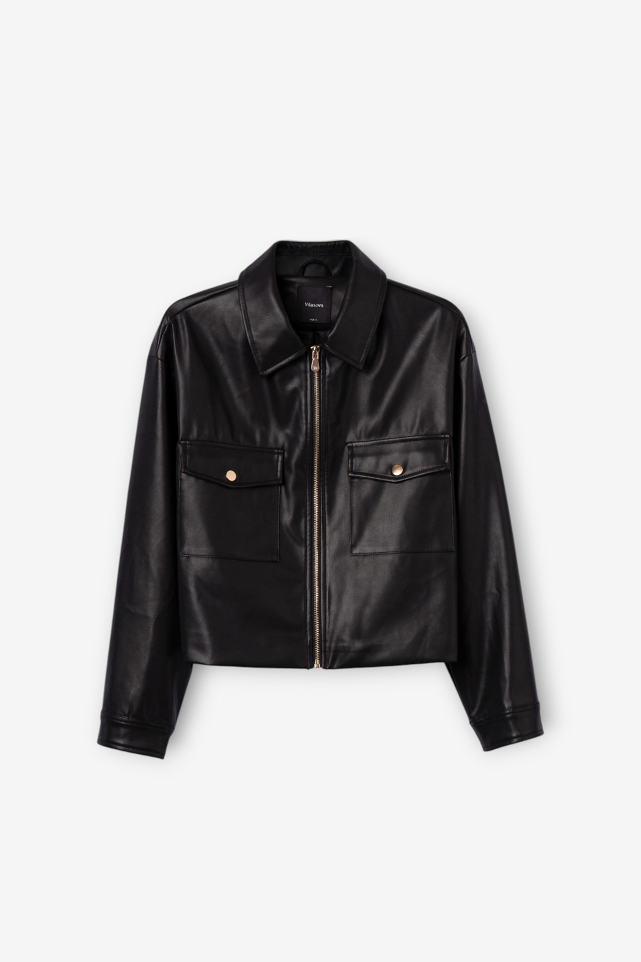 Black Relaxed Short Jacket