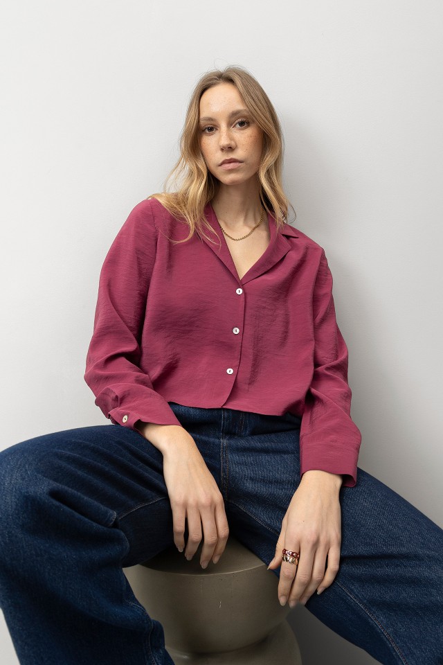 Red Long Sleeve Shirt