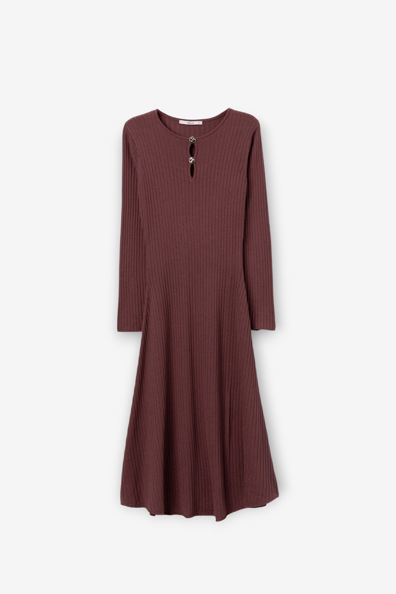 Slim Pink Knit Dress