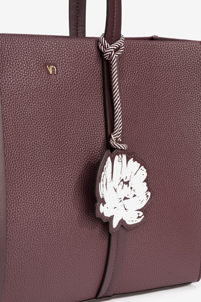 Wine-Toned Floral Bag Wine-Toned Floral Bag